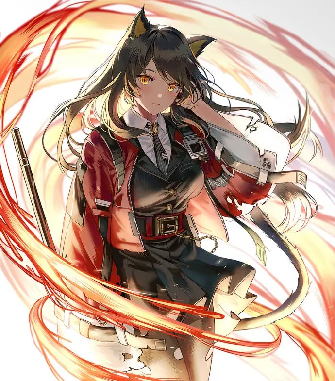 침묵소녀 / 沈默少女 绘 #明日方舟# ​​​​-公众号小姨ai