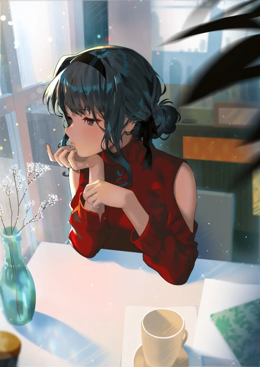 [pixiv]P站官网图集勇敢的人，不是不流泪的人-公众号小姨ai