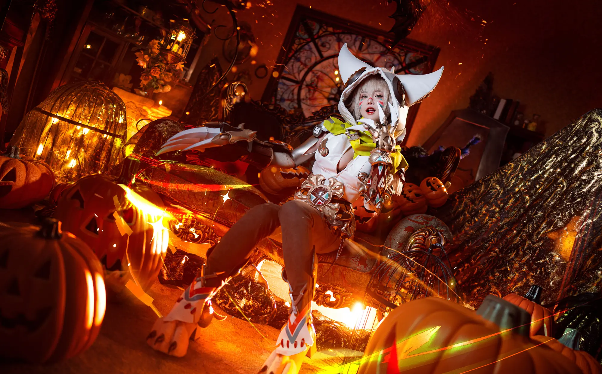 《龙之谷》银色兽灵cosplay-公众号小姨ai