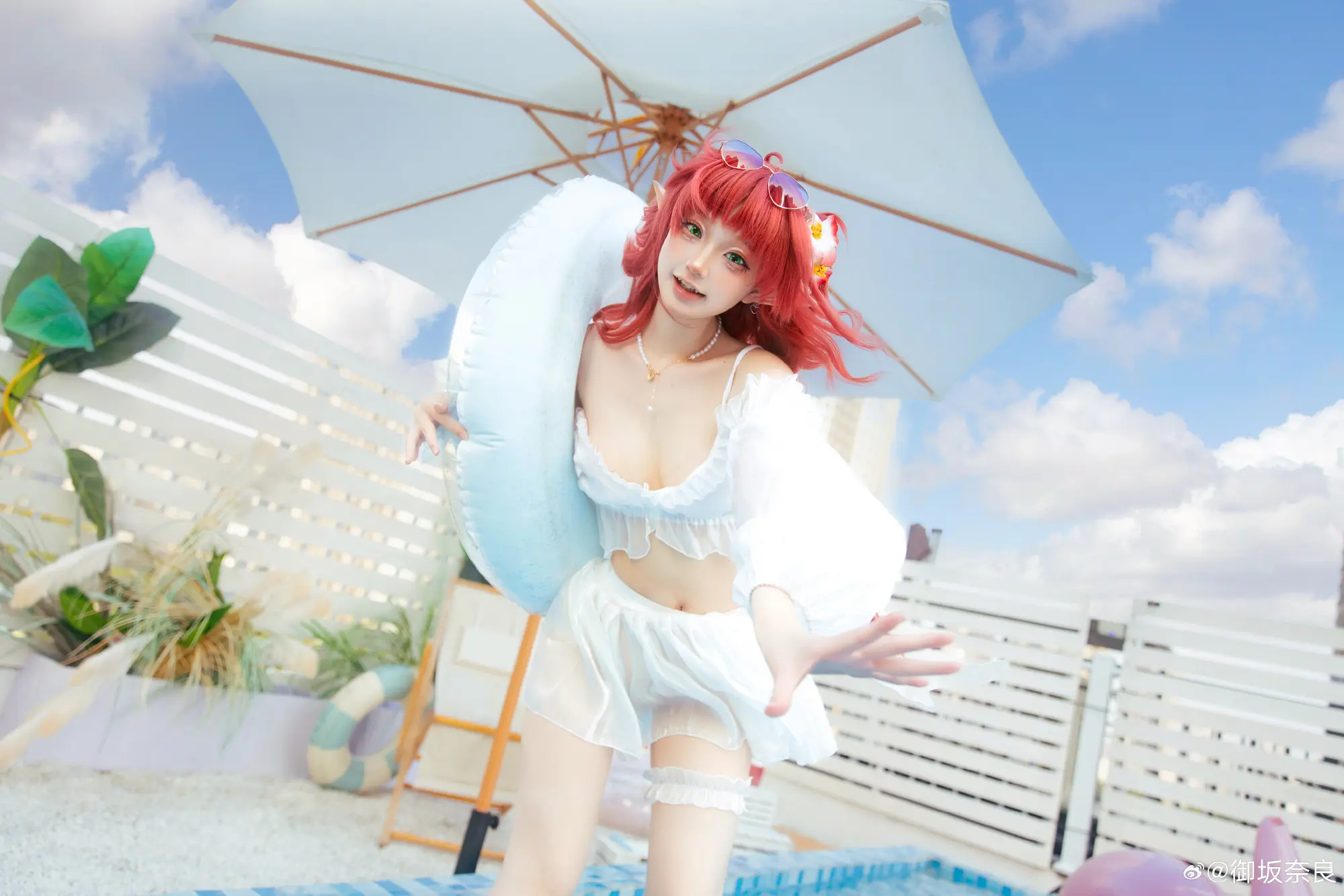 动漫Coser@御坂奈良  明日方舟-公众号小姨ai
