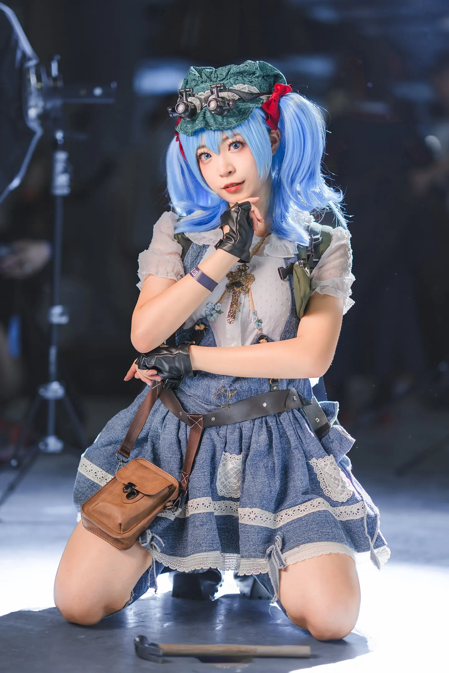 《东方project》河城荷取cosplay-公众号小姨ai