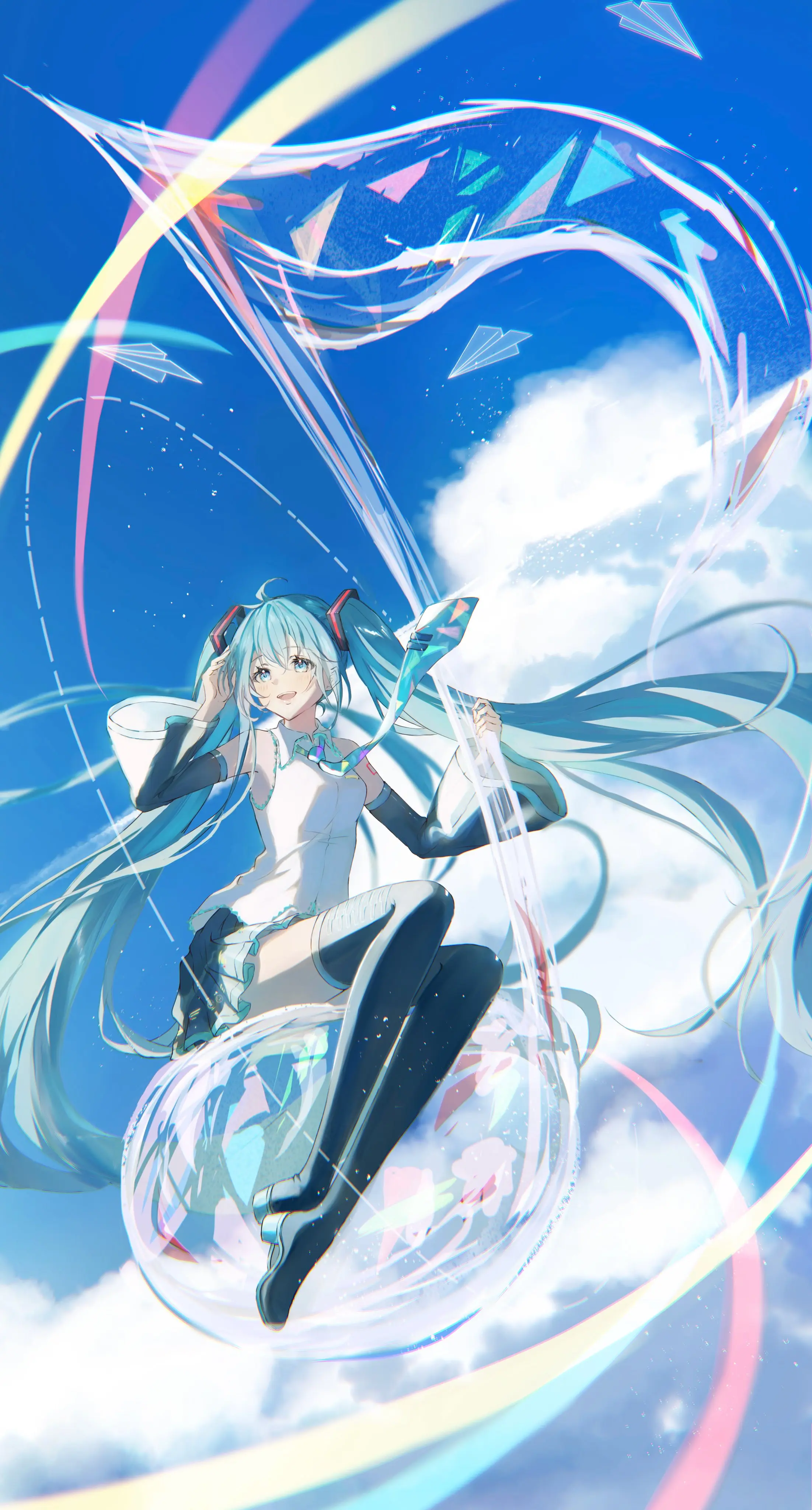 P站PIXIV 0309日推热搜美图 初音未来感谢祭-公众号小姨ai