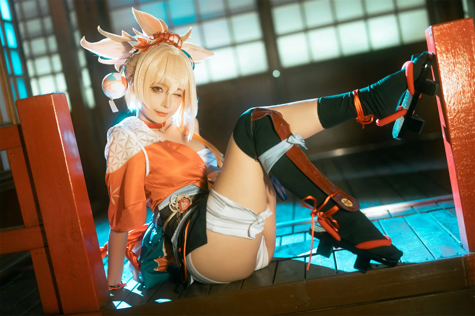 《原神》宵宫 cosplay-公众号小姨ai
