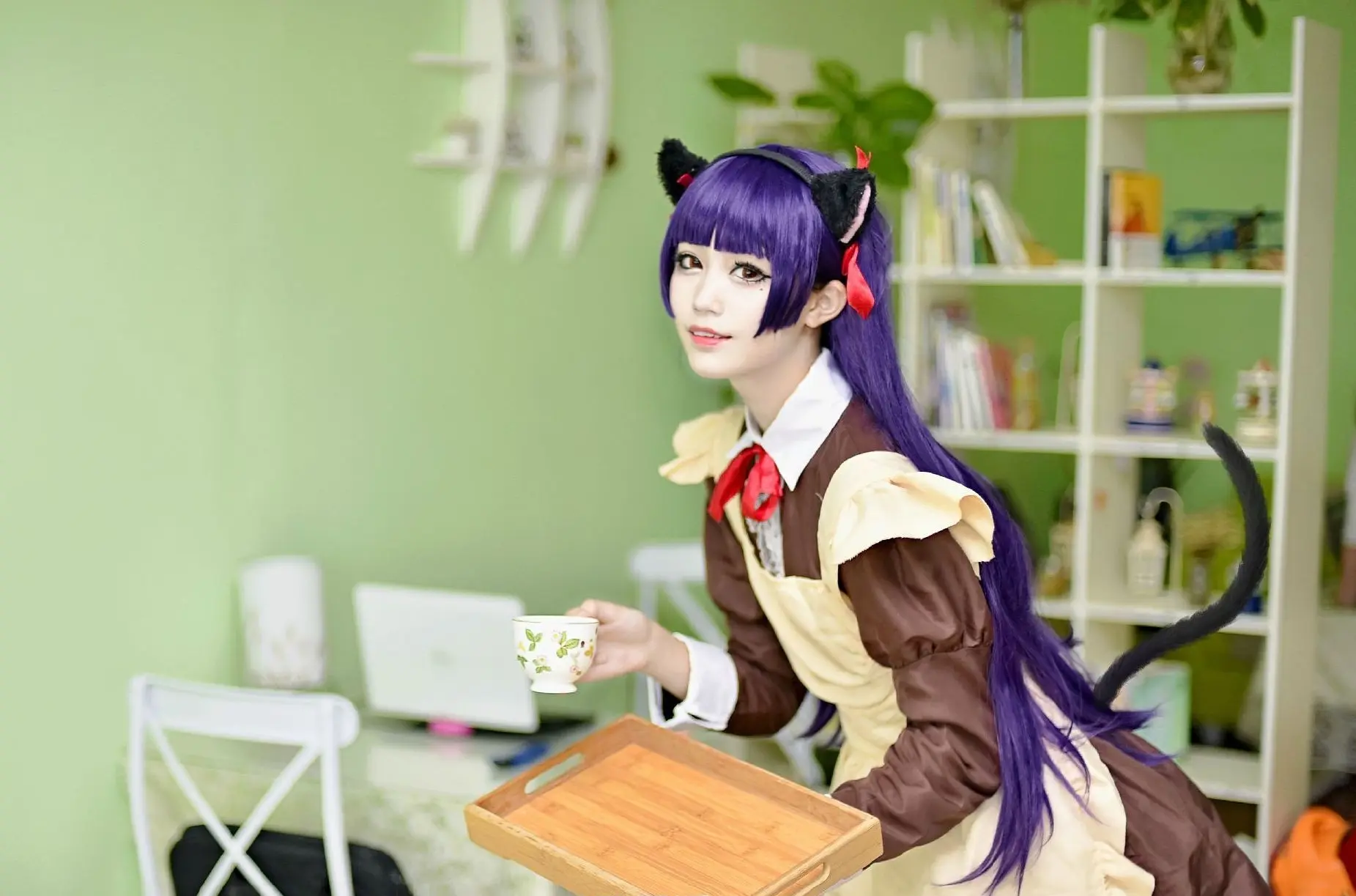 五更琉璃cosplay 主人需要点什么~-公众号小姨ai