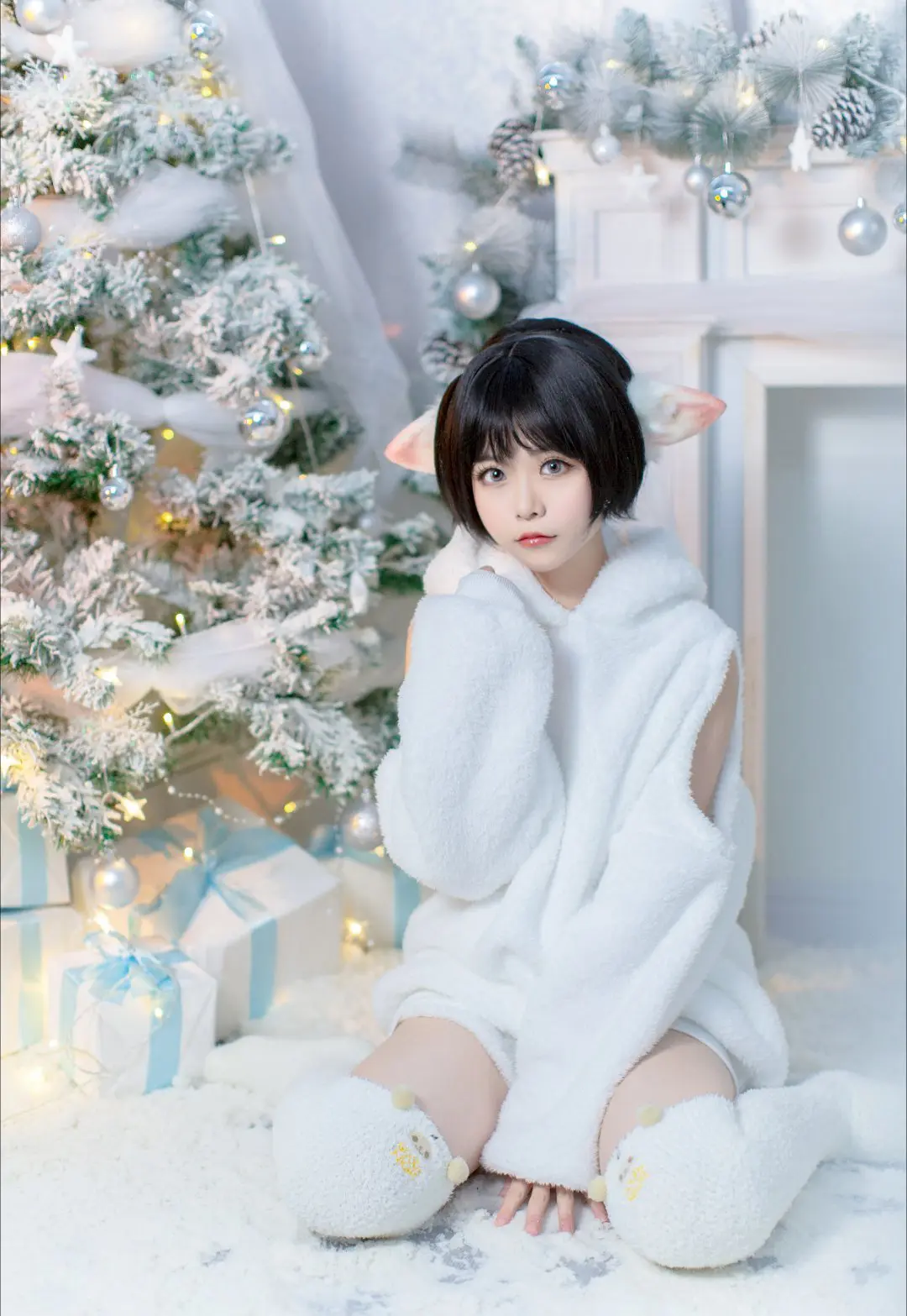 少女 圣诞写真-公众号小姨ai