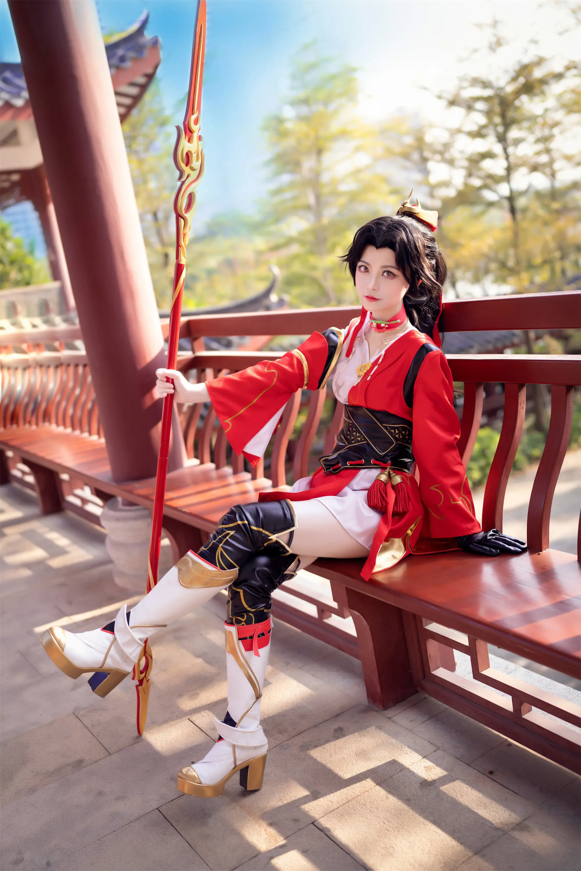 《王者荣耀》云缨 燎原之心cosplay-公众号小姨ai