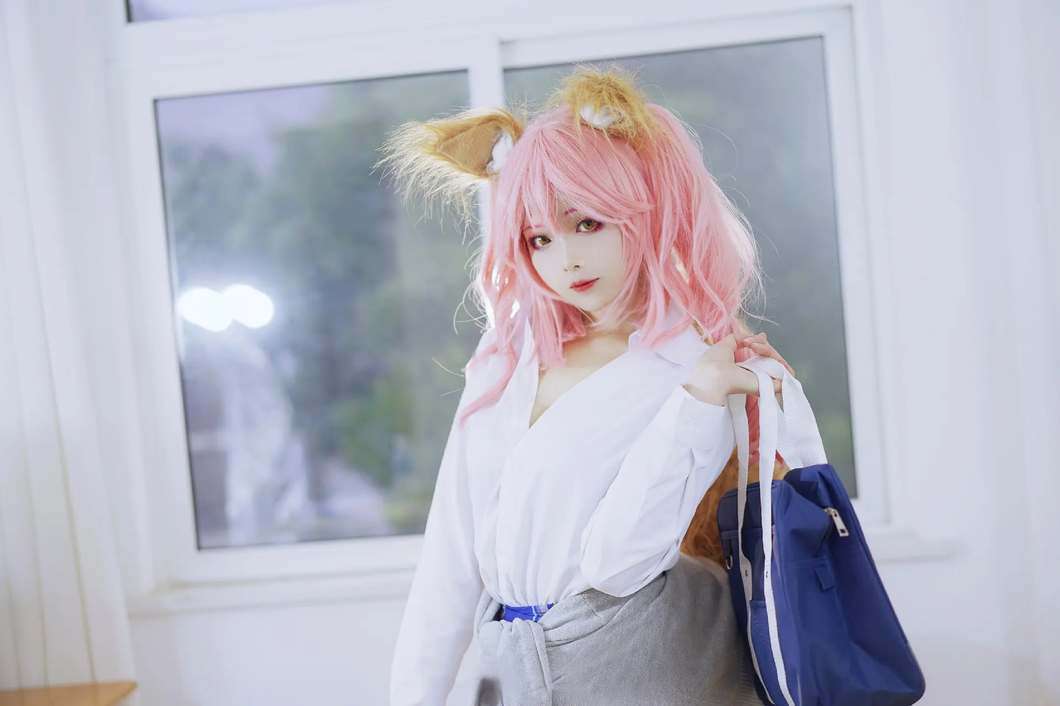 FGO 玉藻前cosplay-公众号小姨ai