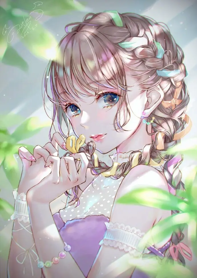 Artist:青紅 Twi:ao_beni#唯美少女头像# ​​​​