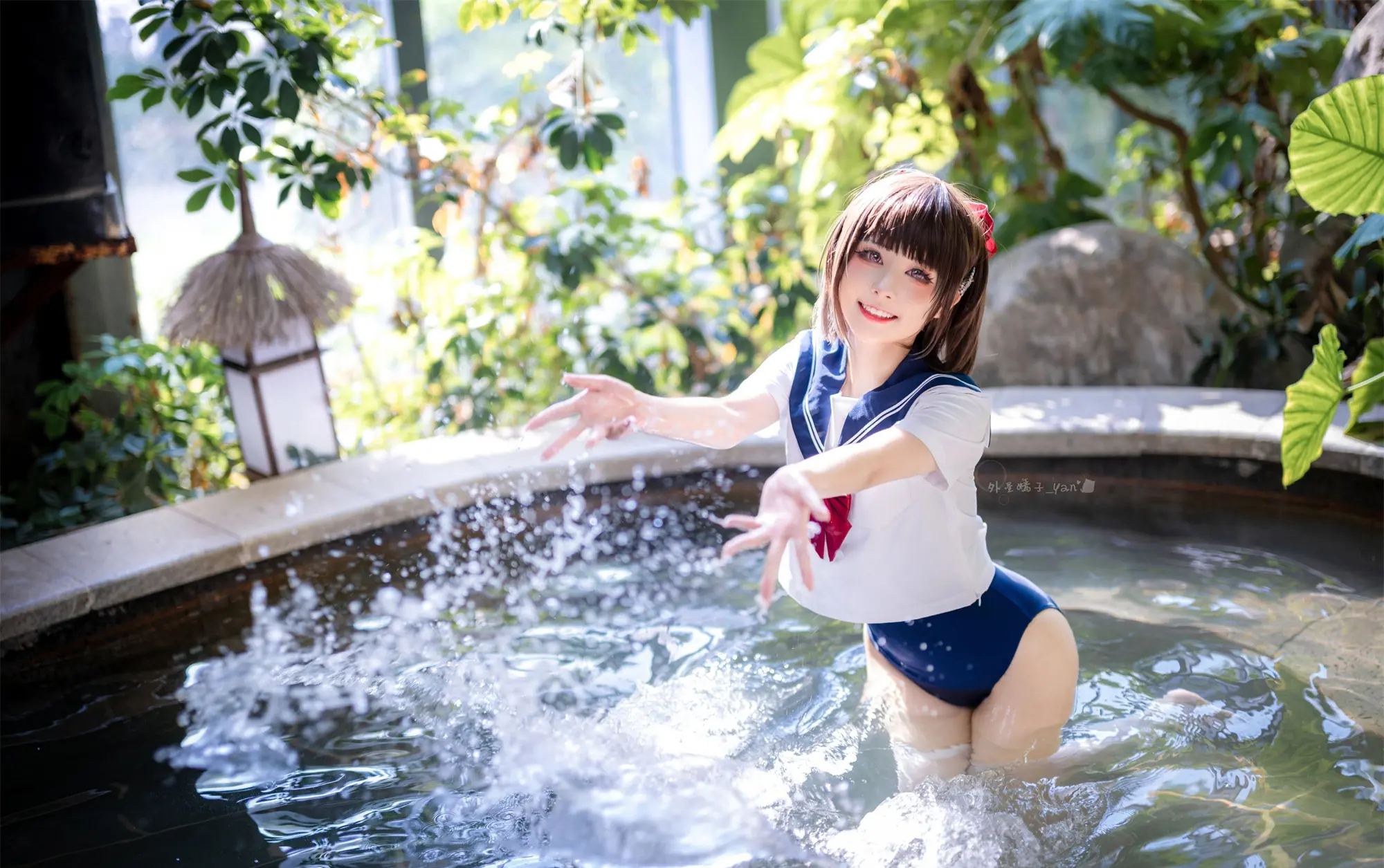jk制服+死库水 写真-公众号小姨ai