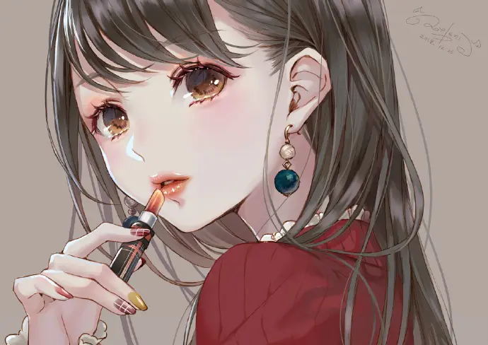 Artist:青紅 Twi:ao_beni#唯美少女头像# ​​​​