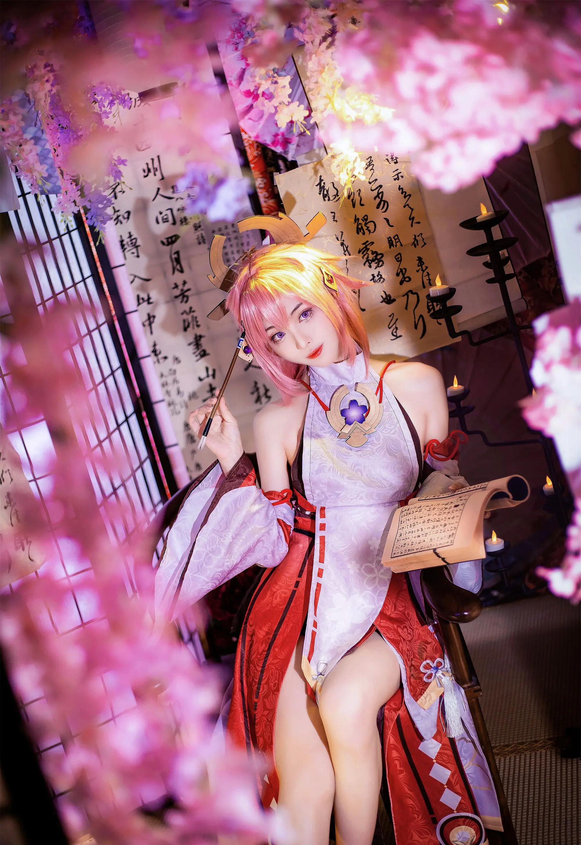 《原神》八重神子cosplay-公众号小姨ai