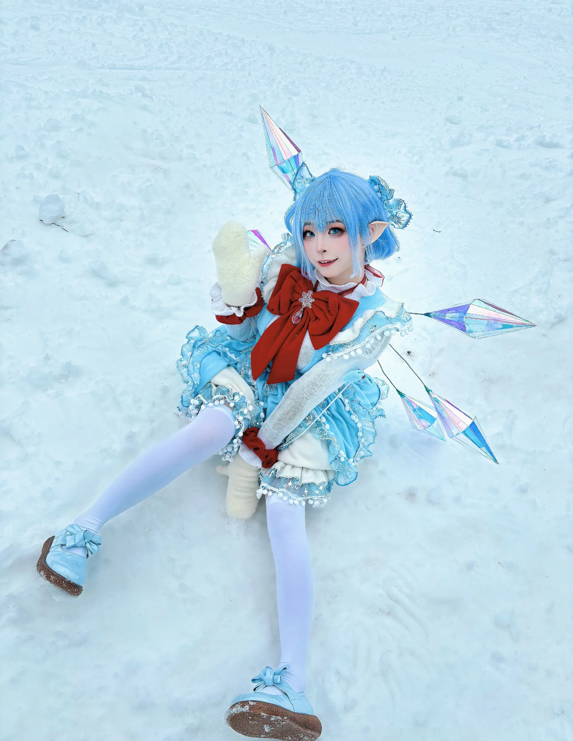 《东方project》琪露诺cosplay-公众号小姨ai