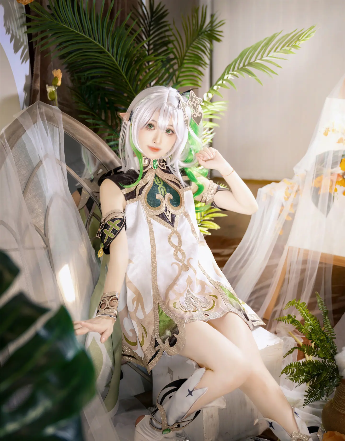 动漫Coser@子姬ZJ 《原神》纳西妲-公众号小姨ai