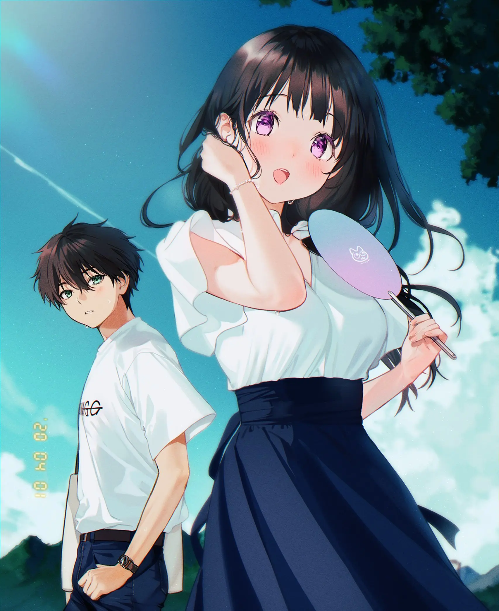 [pixiv]P站官网图集因为离开你的人越来越多，所以留下来的人就越来越重要。 ​​​​-公众号小姨ai