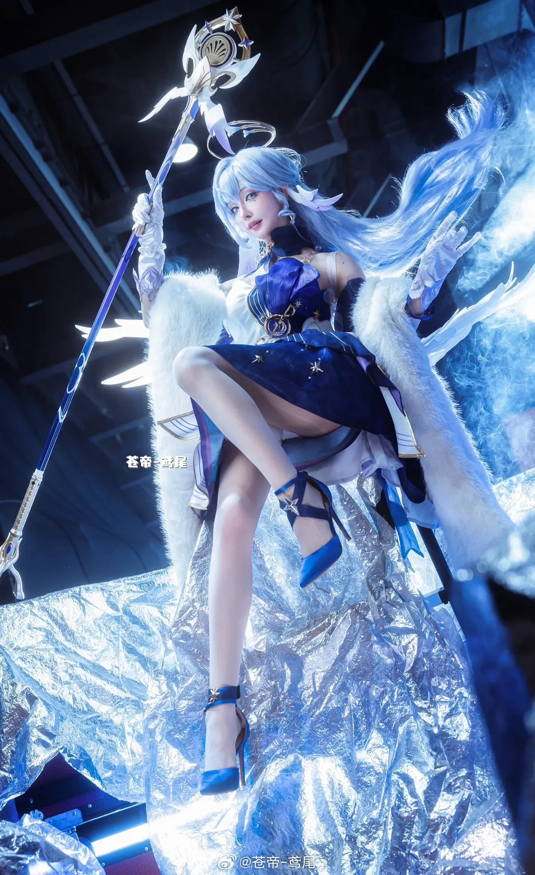 动漫Coser@苍帝-鸢尾 星穹铁道知更鸟-公众号小姨ai