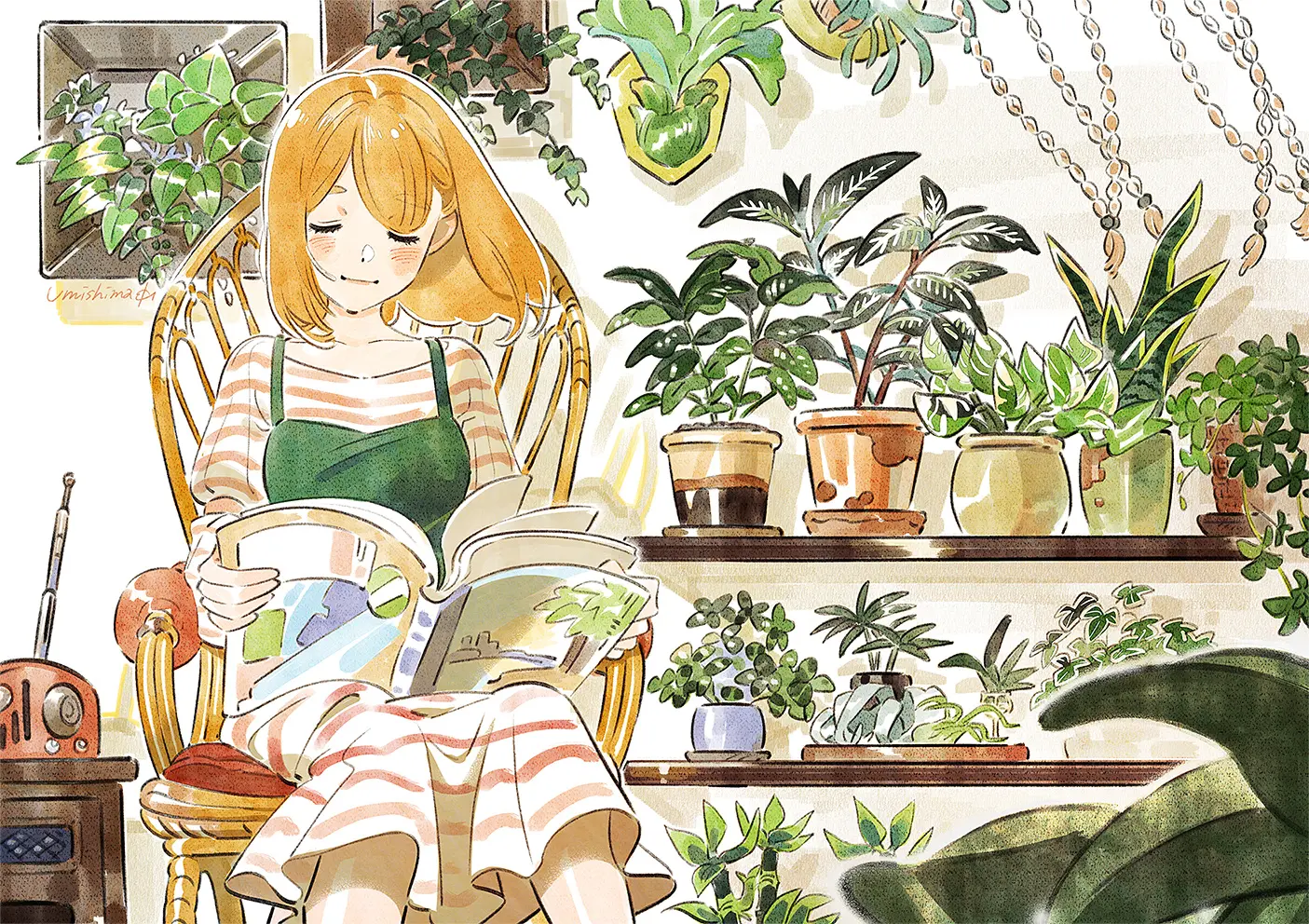 【P站画师】P站官网 PIXIV 海島千本的插画作品