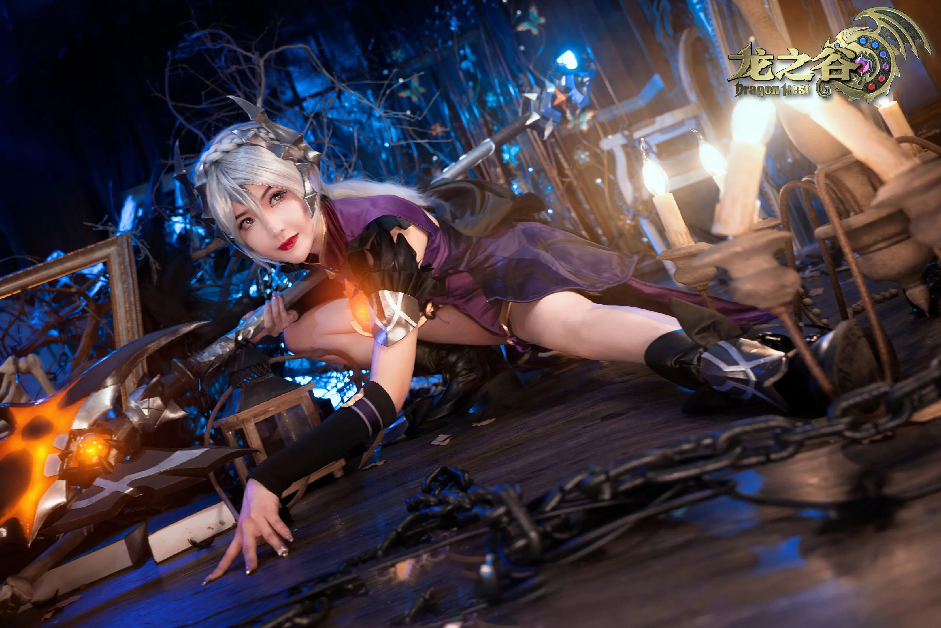 龙之谷 黑暗破魔师cosplay-公众号小姨ai