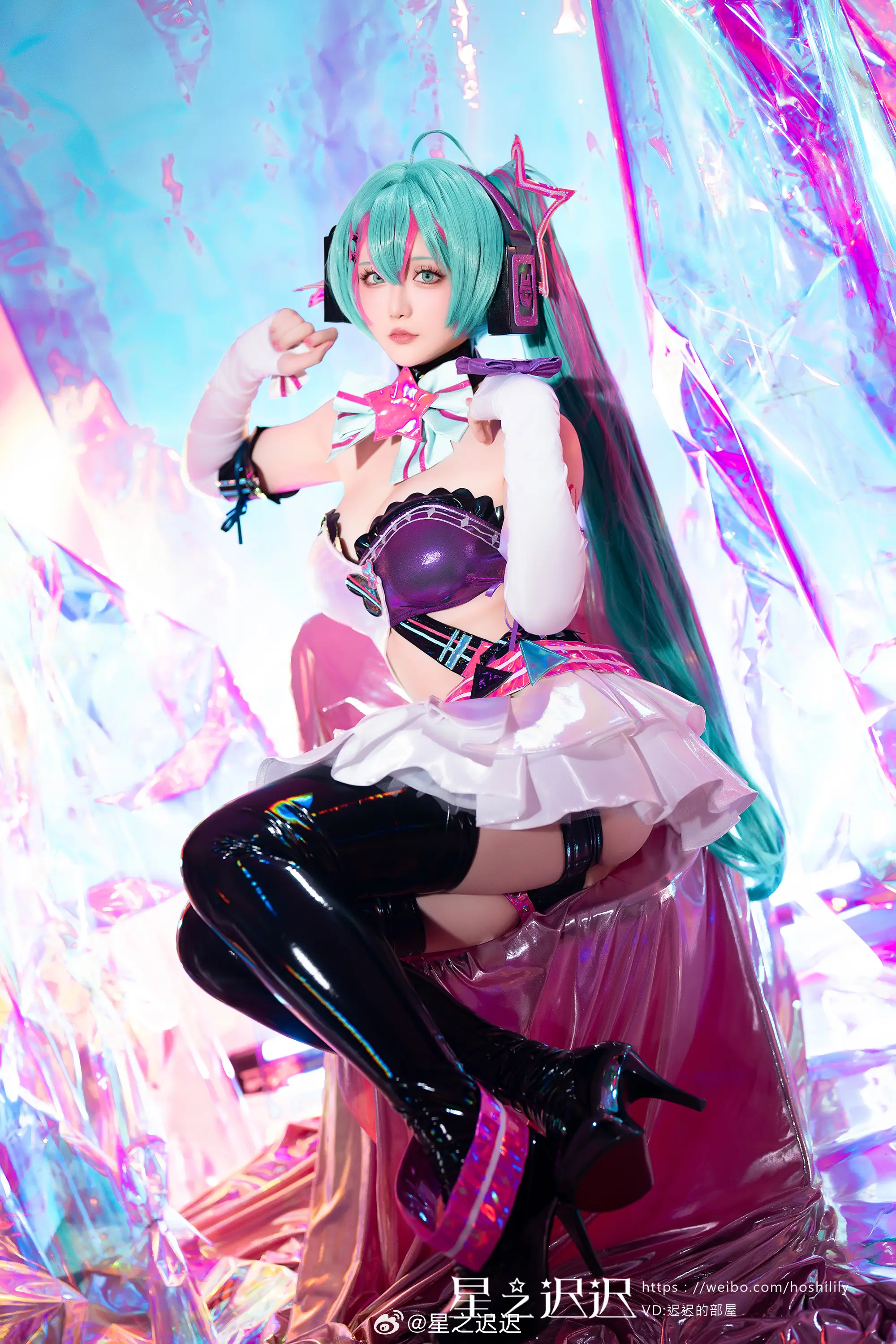 动漫Coser@星之迟迟 喵斯快跑-公众号小姨ai