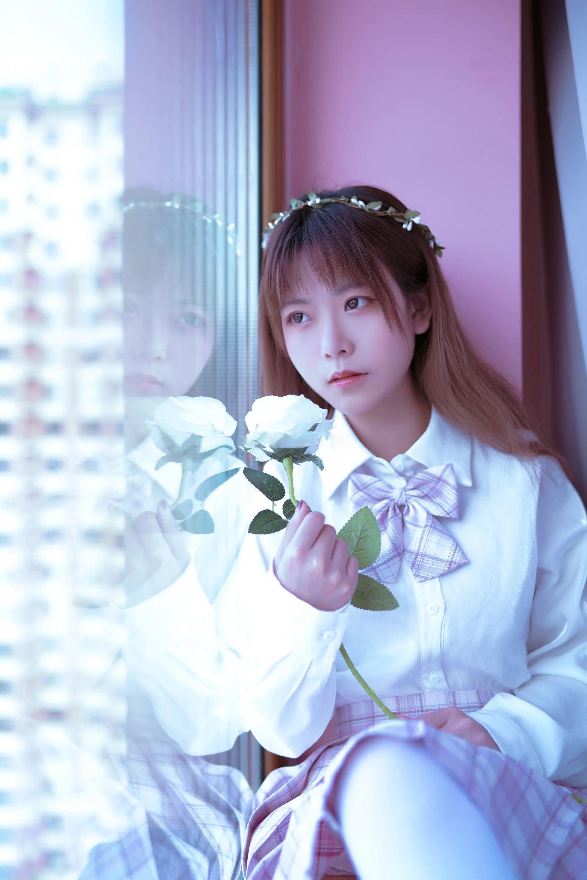 清纯少女写真-公众号小姨ai