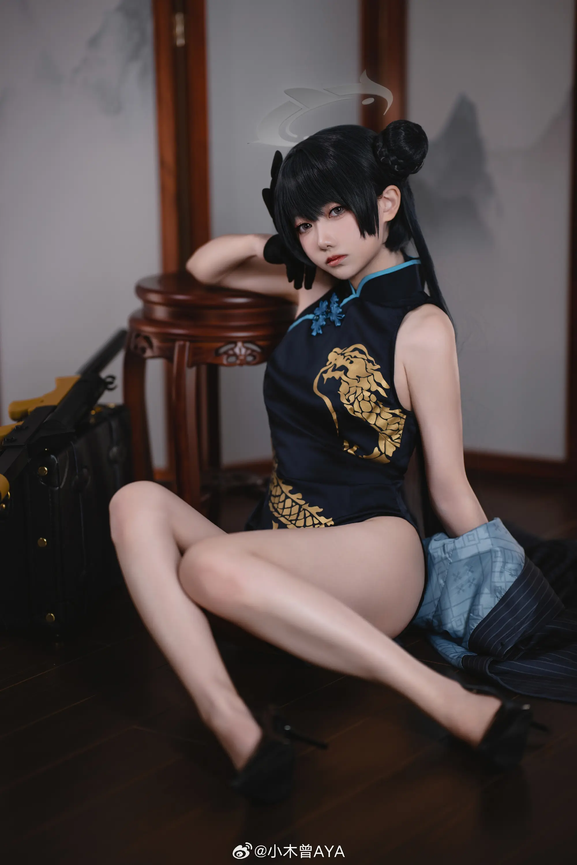 动漫Coser@小木曾AYA 蔚蓝档案-公众号小姨ai