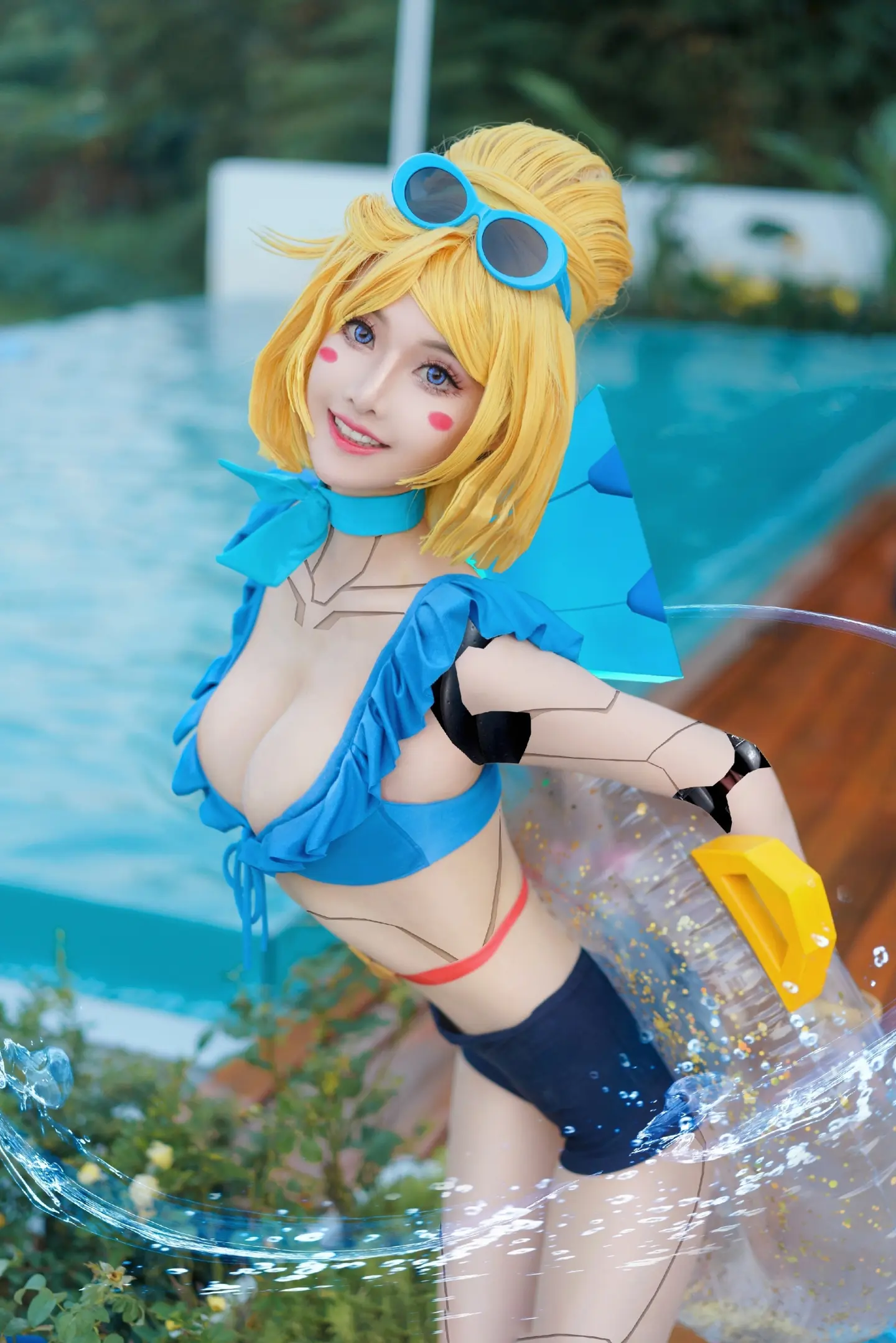 动漫Coser@露兒大魔王_ 英雄联盟 奥莉安娜-公众号小姨ai