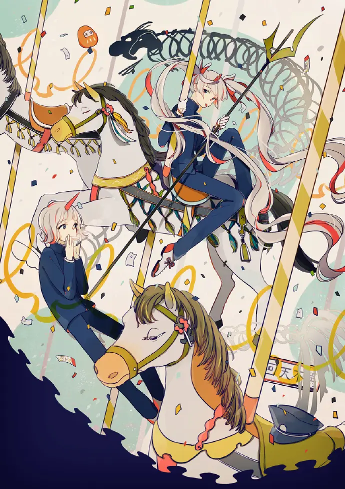 Artist:問七 Twi:toinana7 #精美奇幻插画# ​​​​-公众号小姨ai