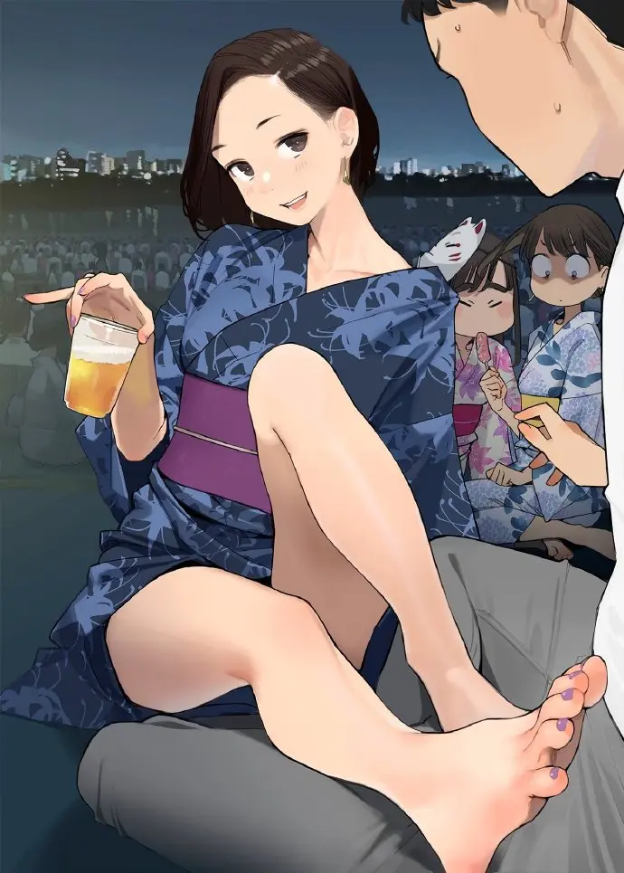 よむ老师“加油！同期酱”更新：好长时间没有穿木屐了，有点累，帮我揉揉jio ​​​​-公众号小姨ai