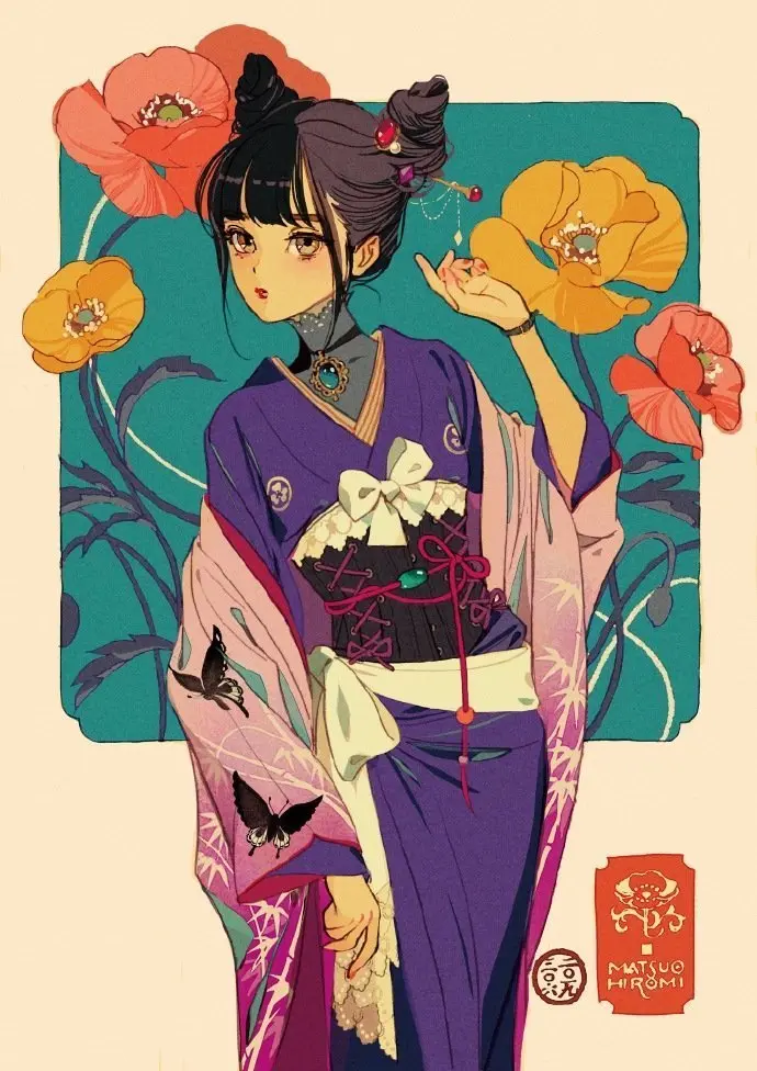 昭和少女画师：matuo マツオヒロミ twi：matuo ​​​​
