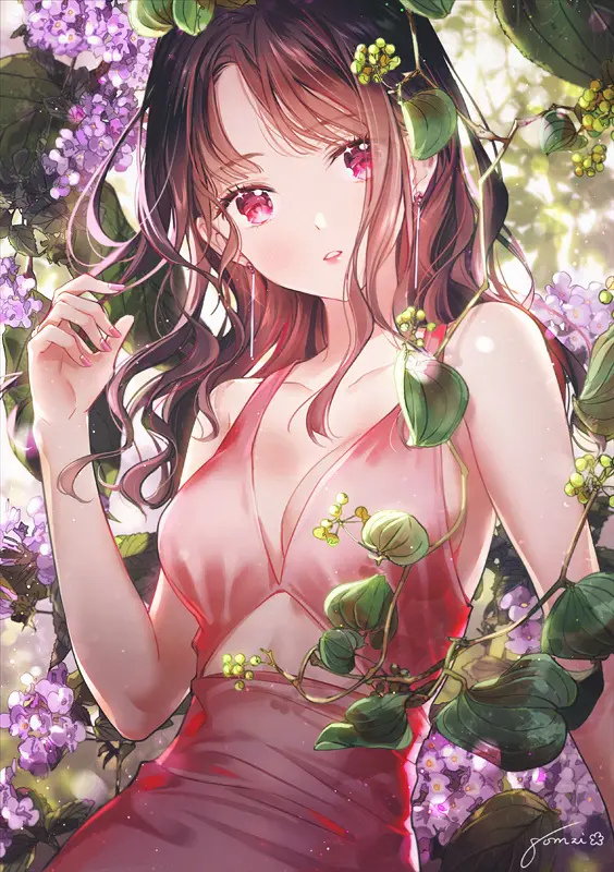 Artist:gomzi Twi:gcmzi #唯美少女头像# ​​​​