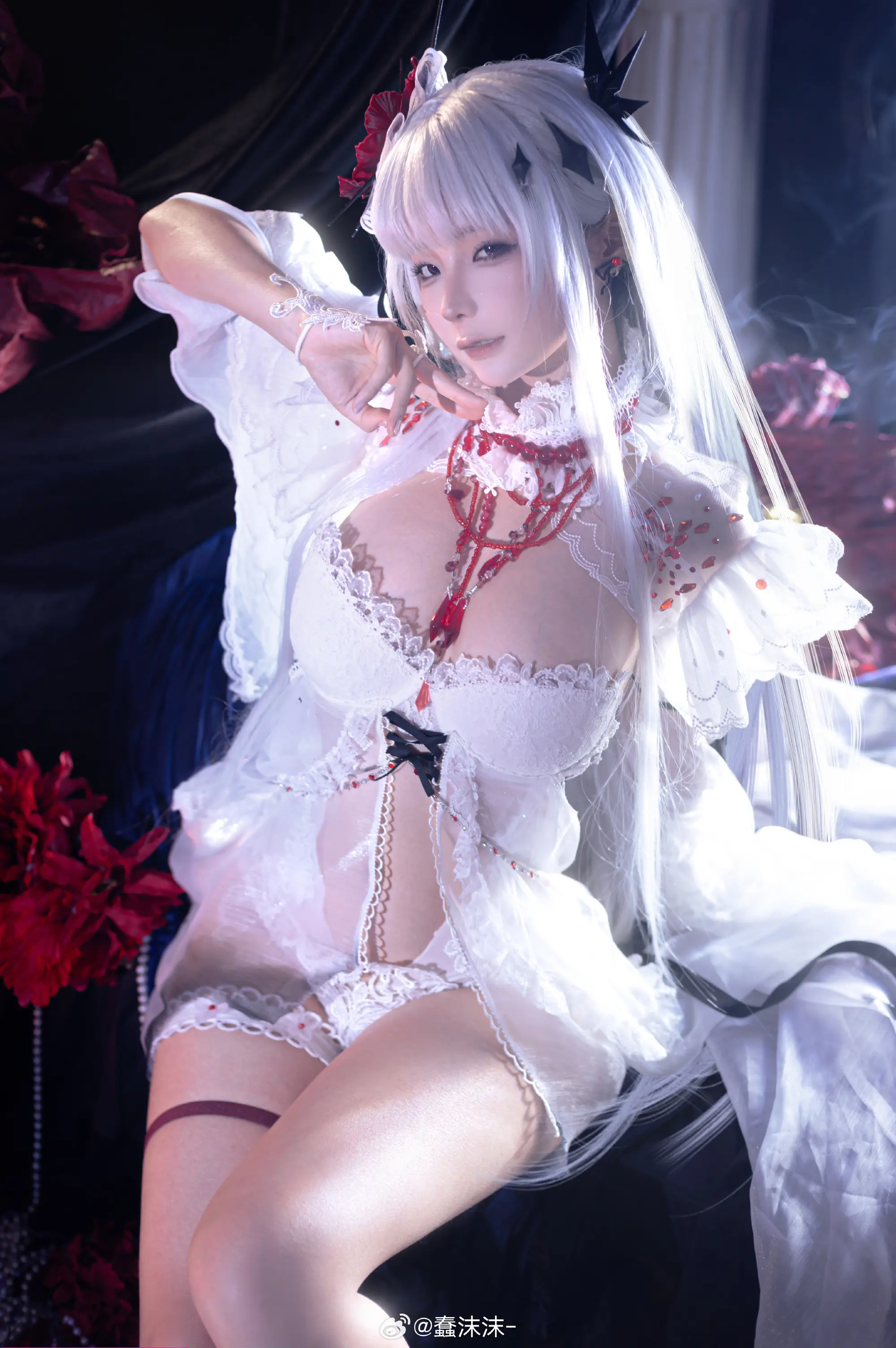动漫Coser@蠢沫沫- 花嫁-公众号小姨ai