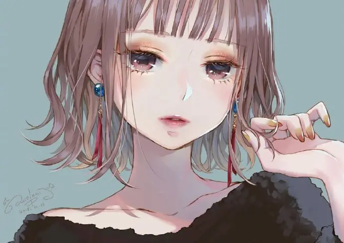 Artist:青紅 Twi:ao_beni#唯美少女头像# ​​​​
