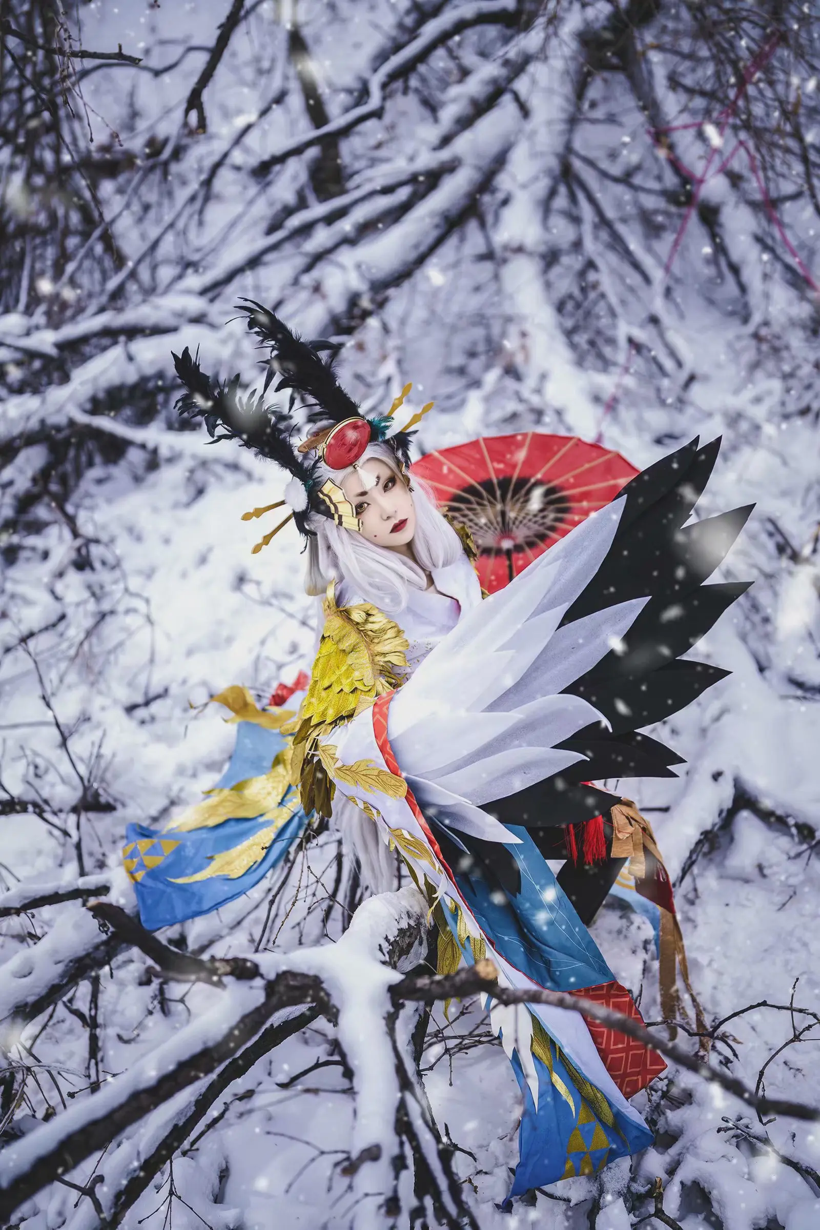 《阴阳师》姑获鸟cosplay-公众号小姨ai