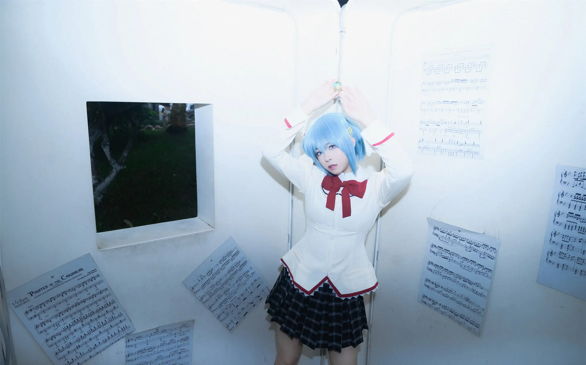 《魔法少女小圆》美树沙耶加cosplay-公众号小姨ai