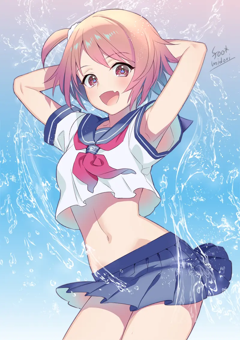 【P站画师】P站官网 PIXIV 碧風羽的插画作品