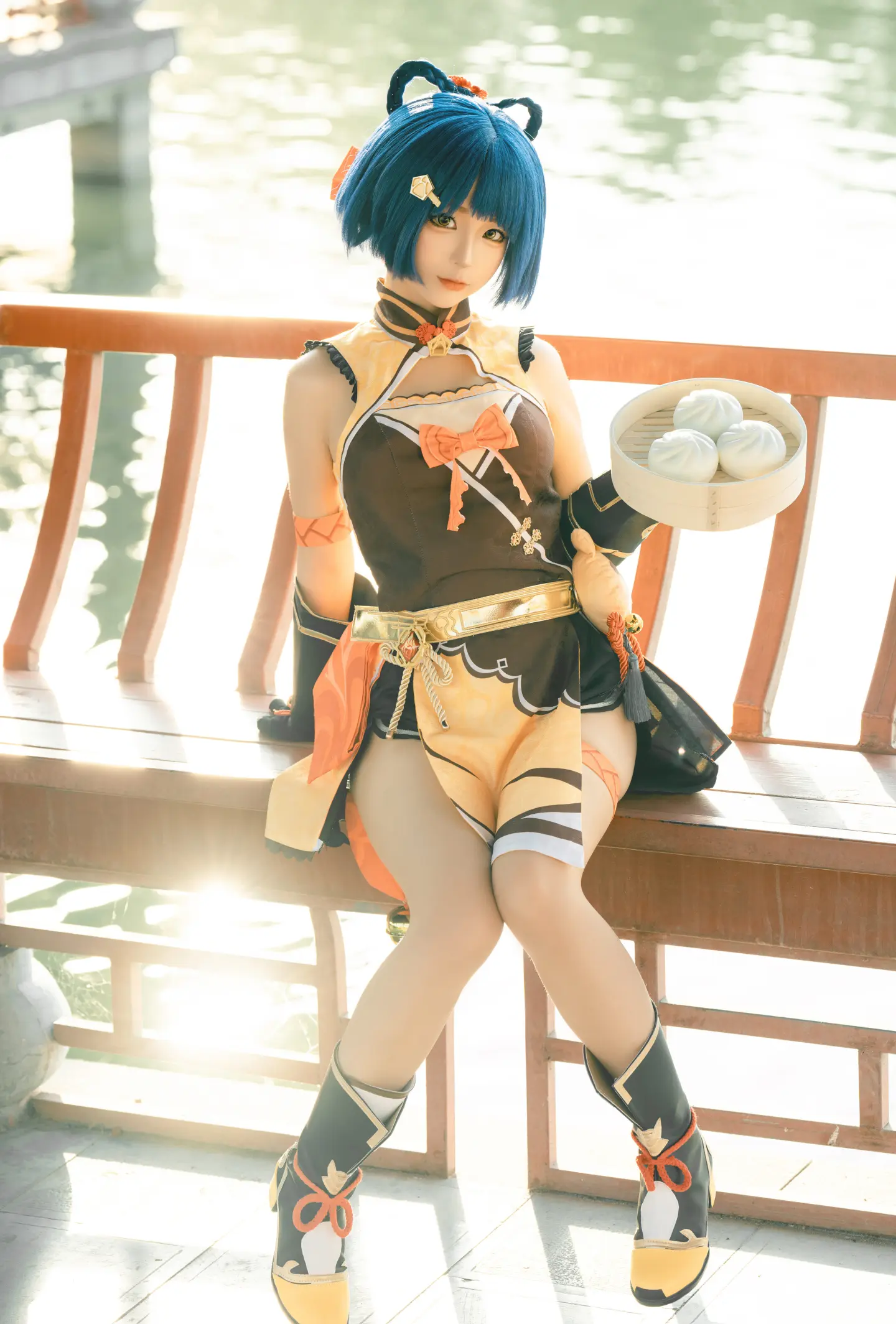 动漫Coser@蠢沫沫-《原神》香菱-公众号小姨ai