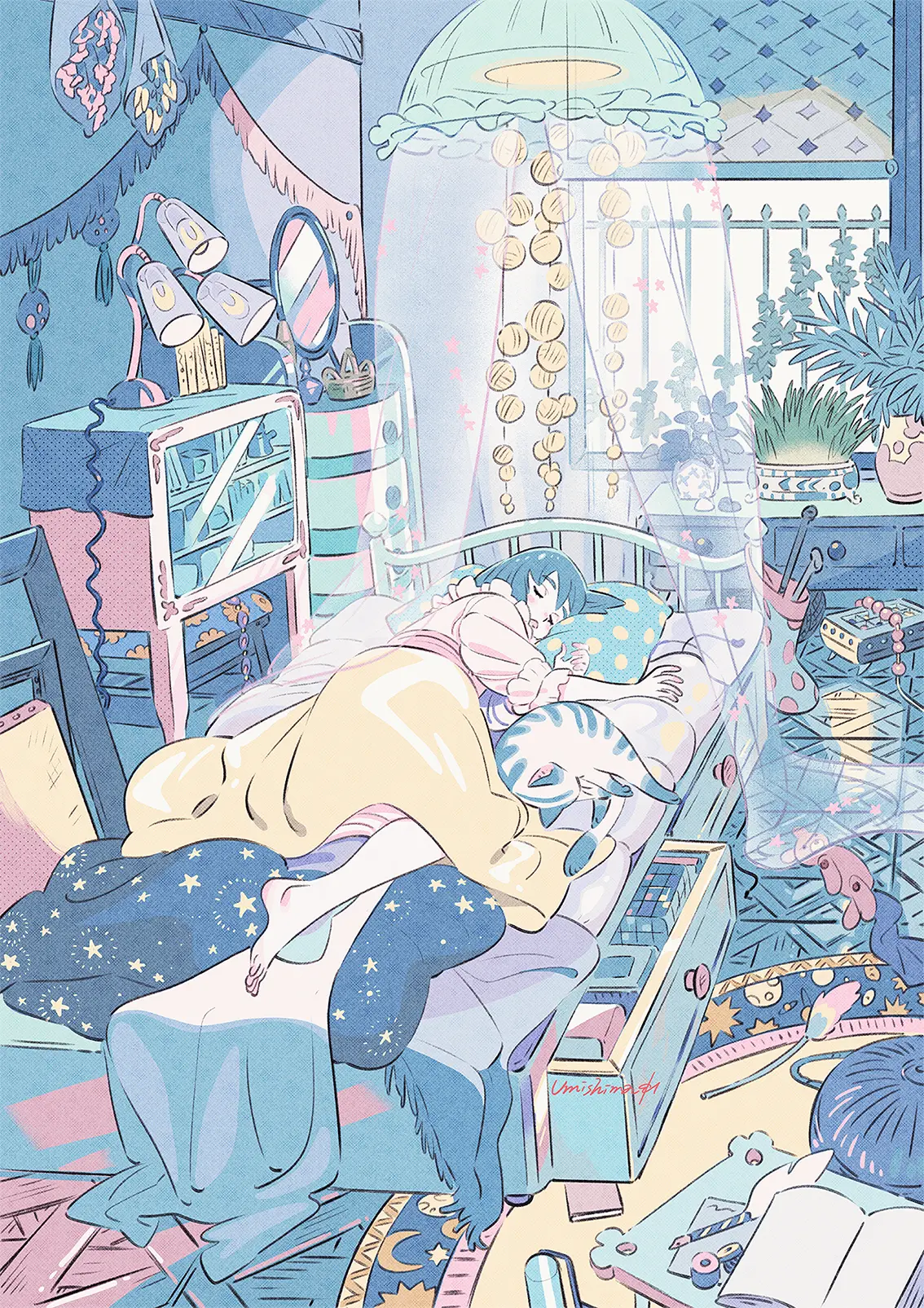 【P站画师】P站官网 PIXIV 海島千本的插画作品