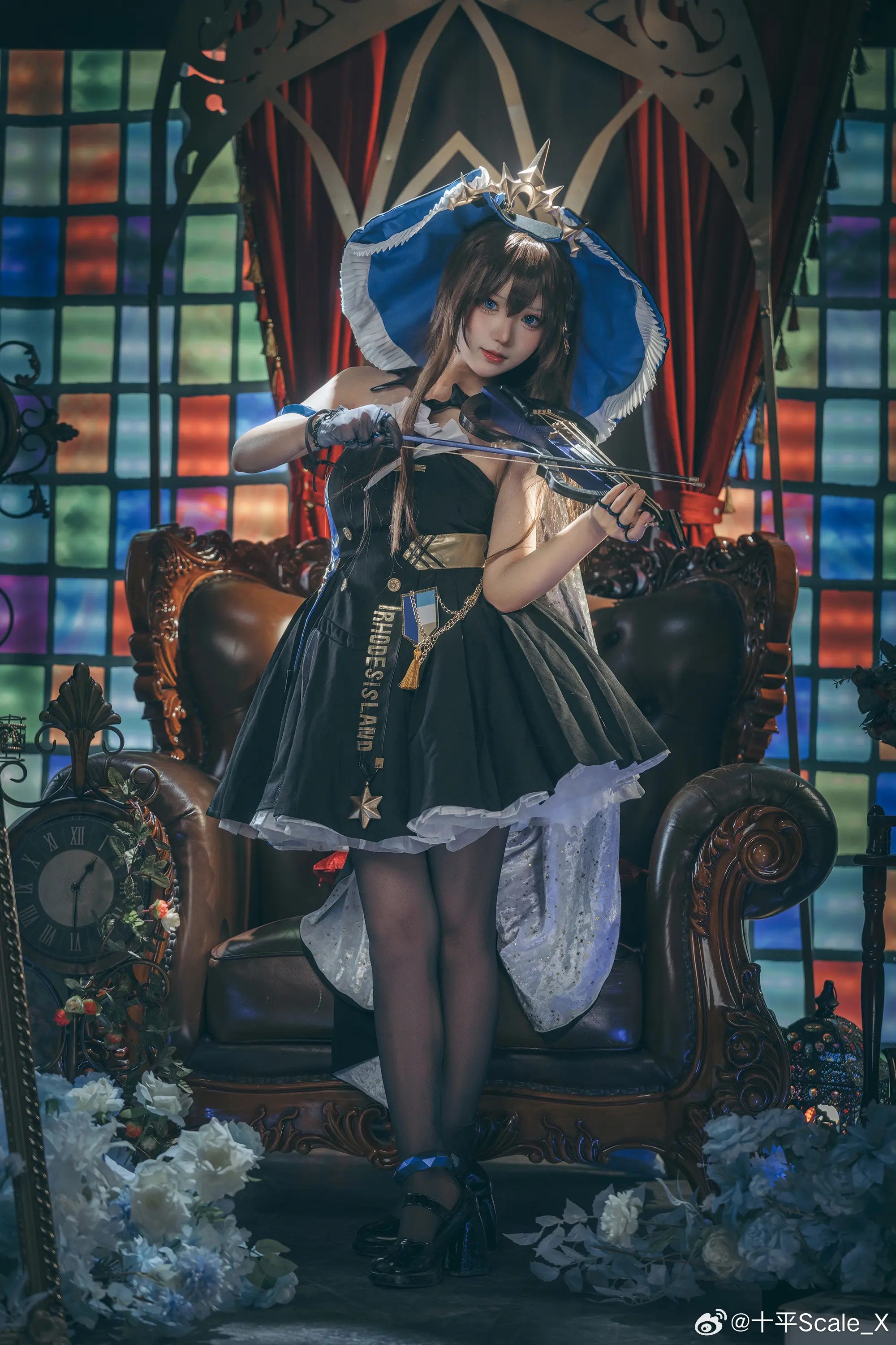 动漫Coser@十平Scale_X 阿米娅-公众号小姨ai