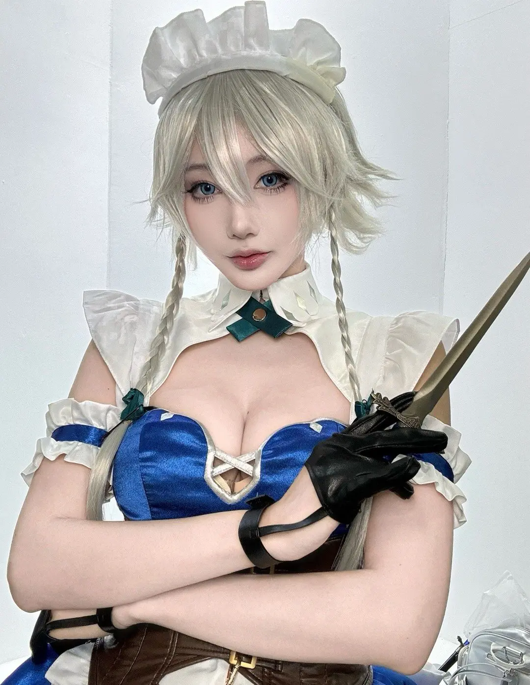《东方Project》十六夜咲夜 潇洒的女仆长cosplay-公众号小姨ai