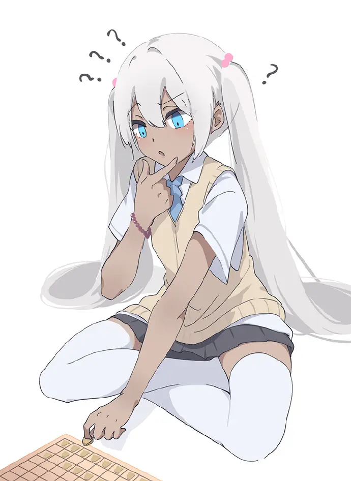 褐色肌肤的异国少女  作者:✹うにモン✹-公众号小姨ai