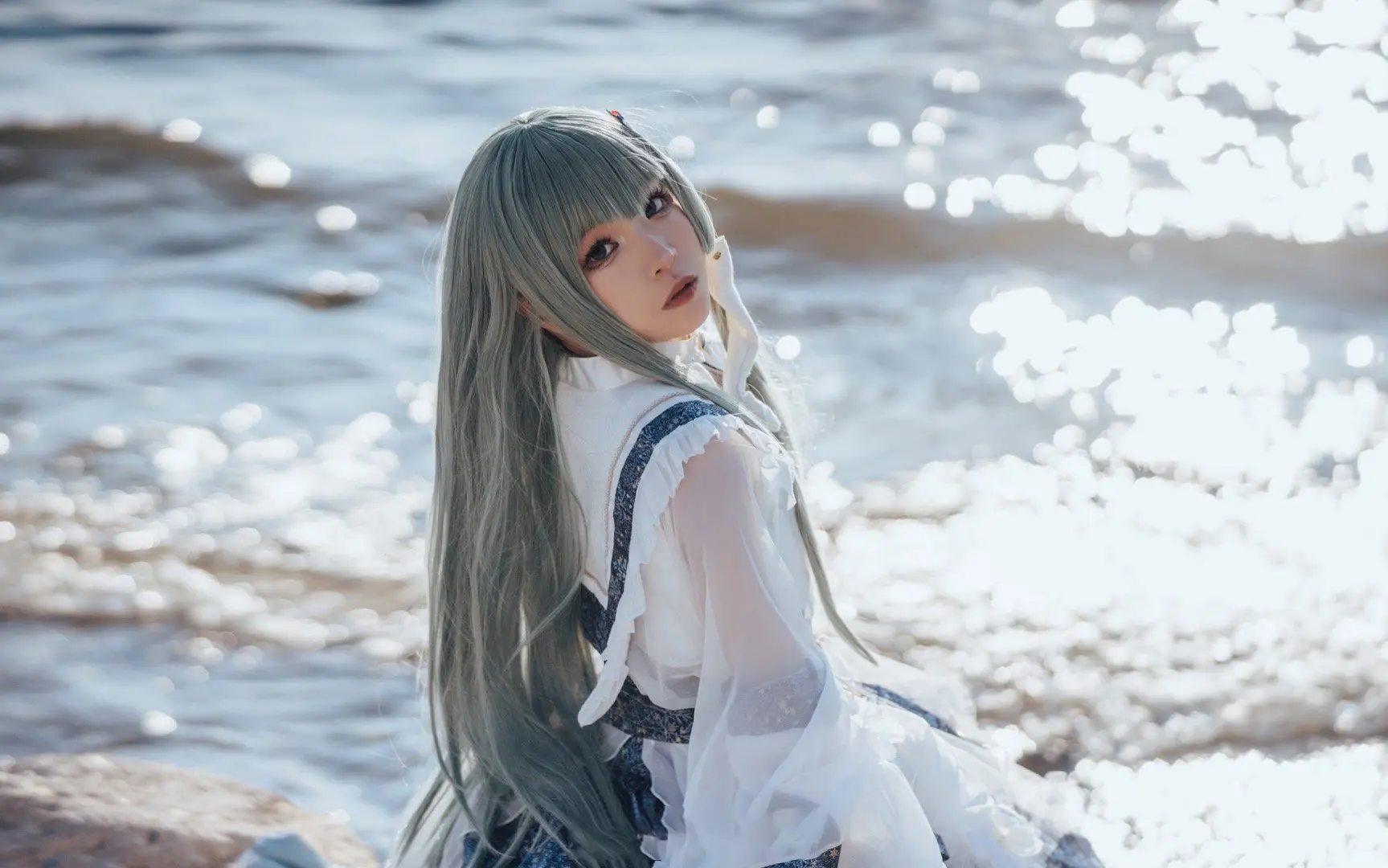 《东方Project》东风谷早苗cosplay-公众号小姨ai