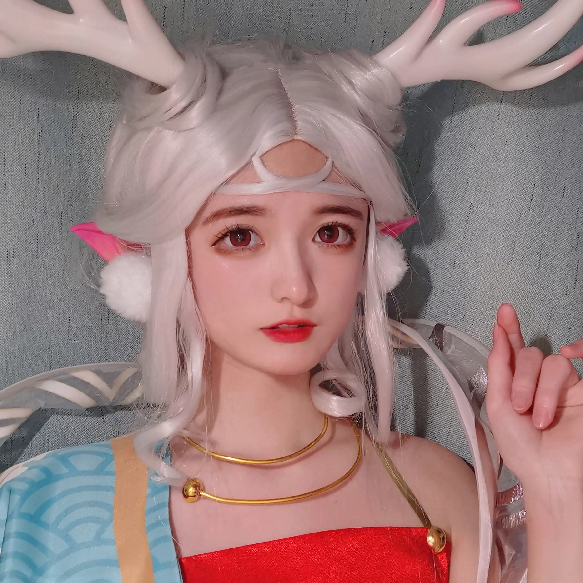 【王者荣耀】遇见神鹿cosplay-公众号小姨ai