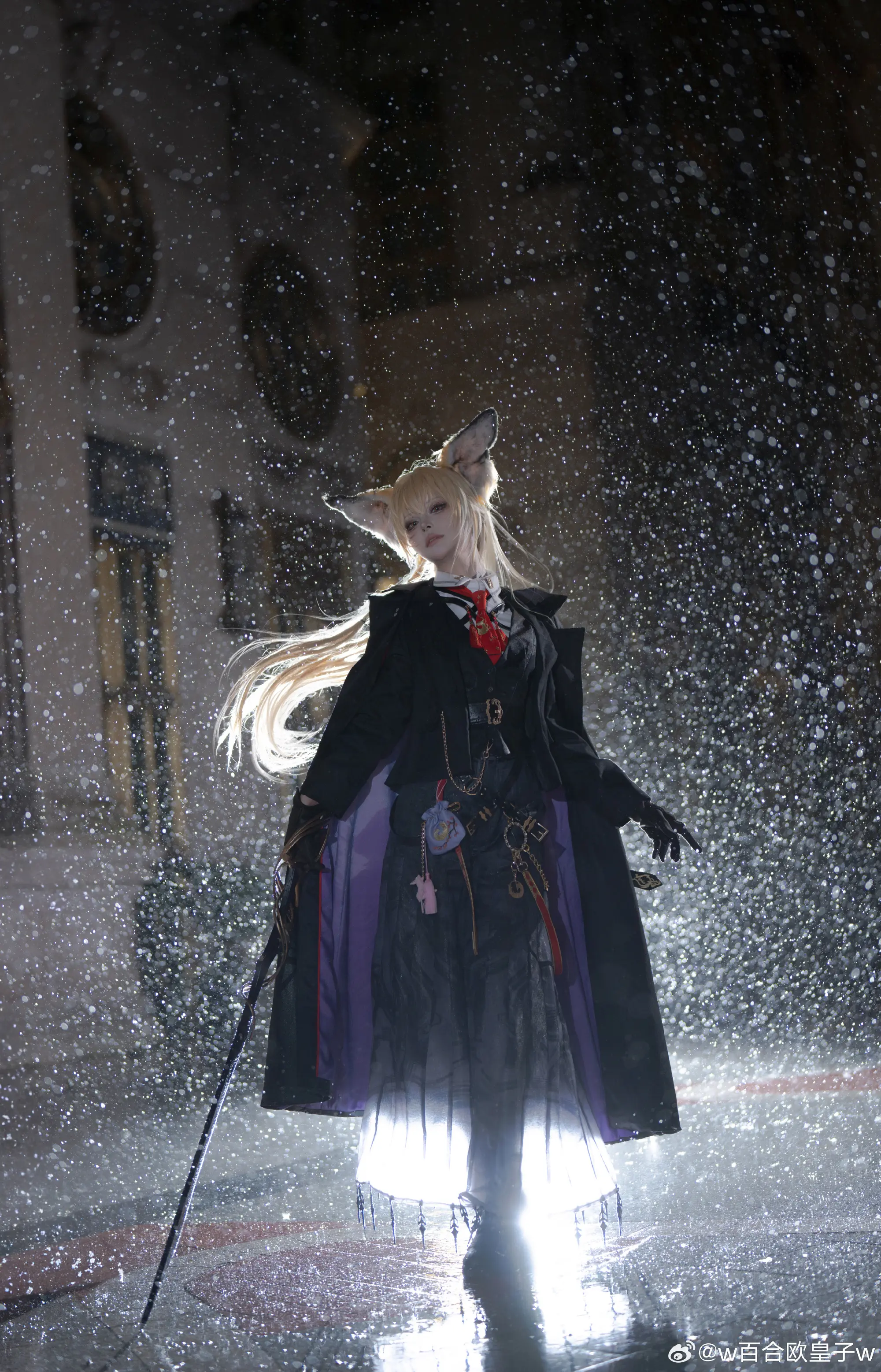 动漫Coser@w百合欧皇子w 明日方舟-公众号小姨ai
