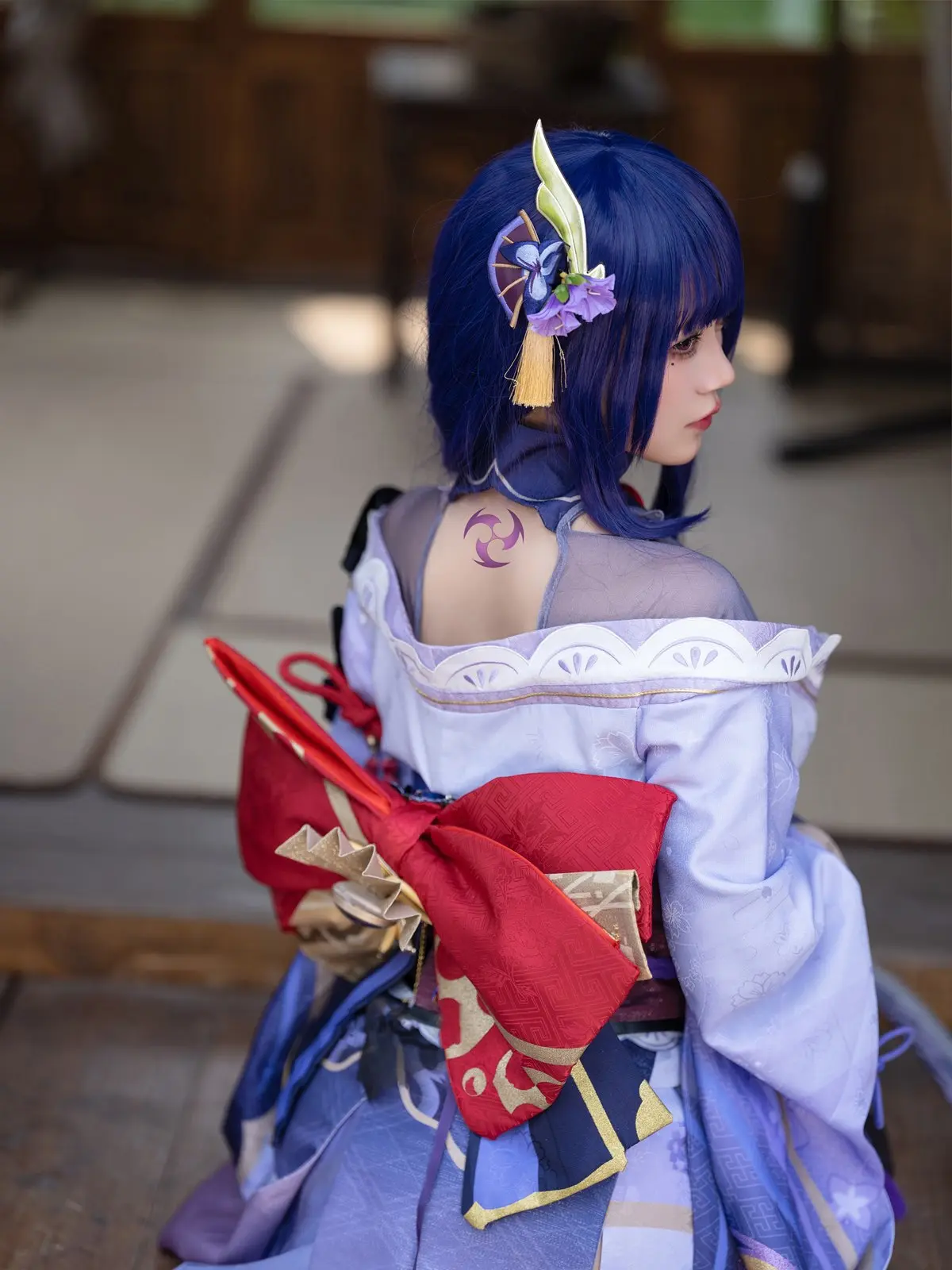 人气Coser@小仓千代 原神 雷电将军