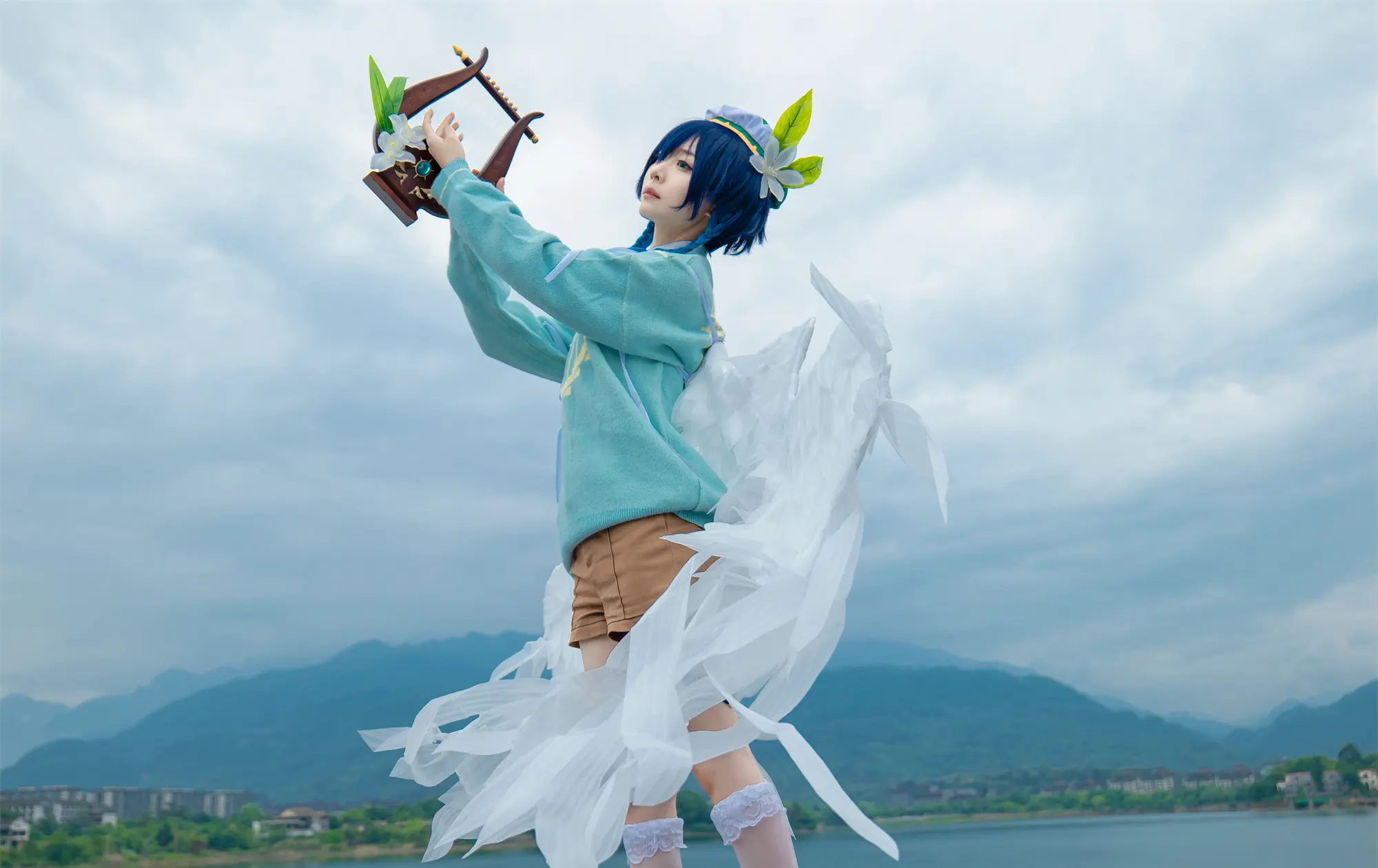 《原神 》温迪cosplay-公众号小姨ai