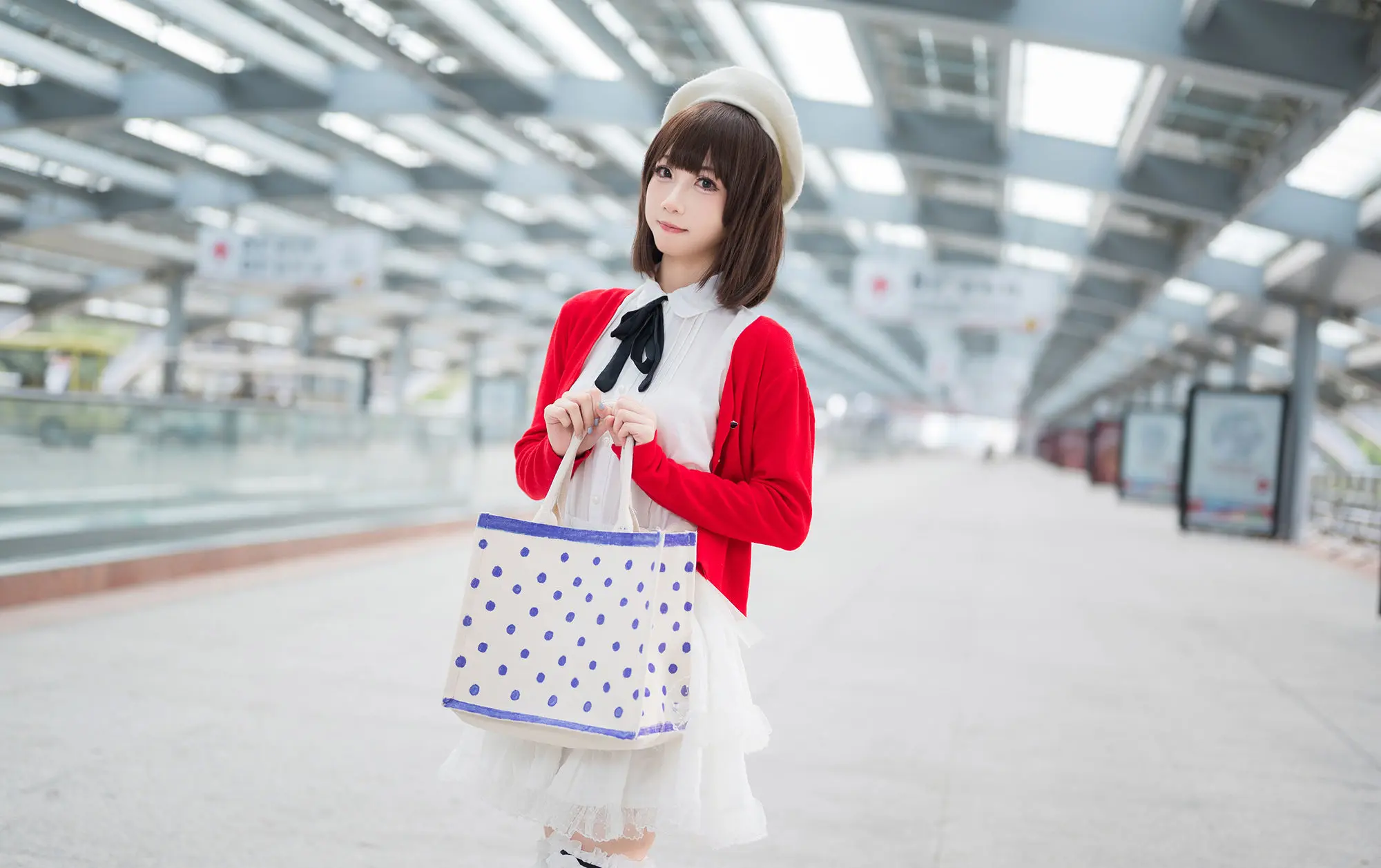 《不起眼女主角培育法》加藤惠cosplay-公众号小姨ai