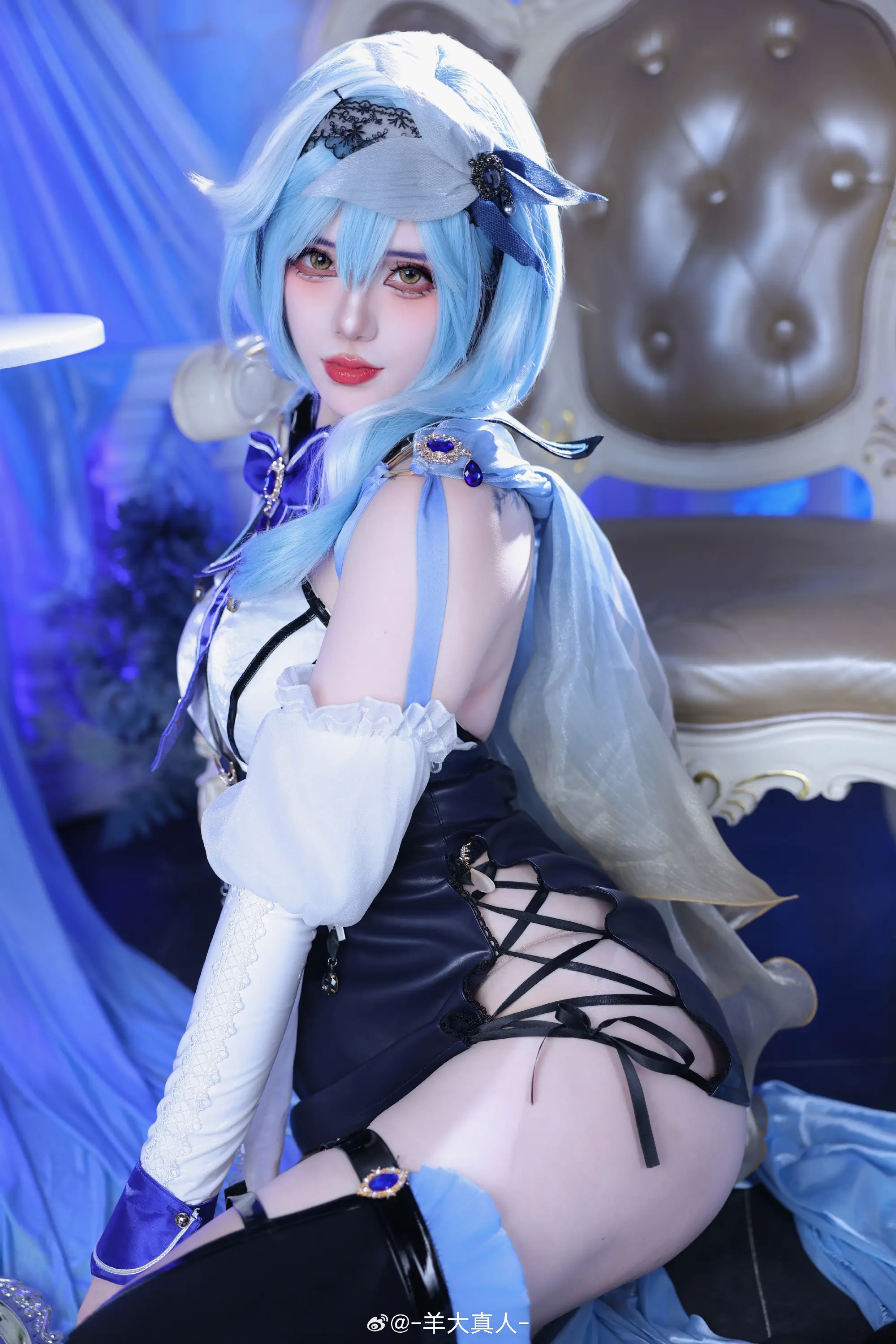 cos正片 原神 ♠️女仆同人「优菈」@-羊大真人- COSPLAY-第4张