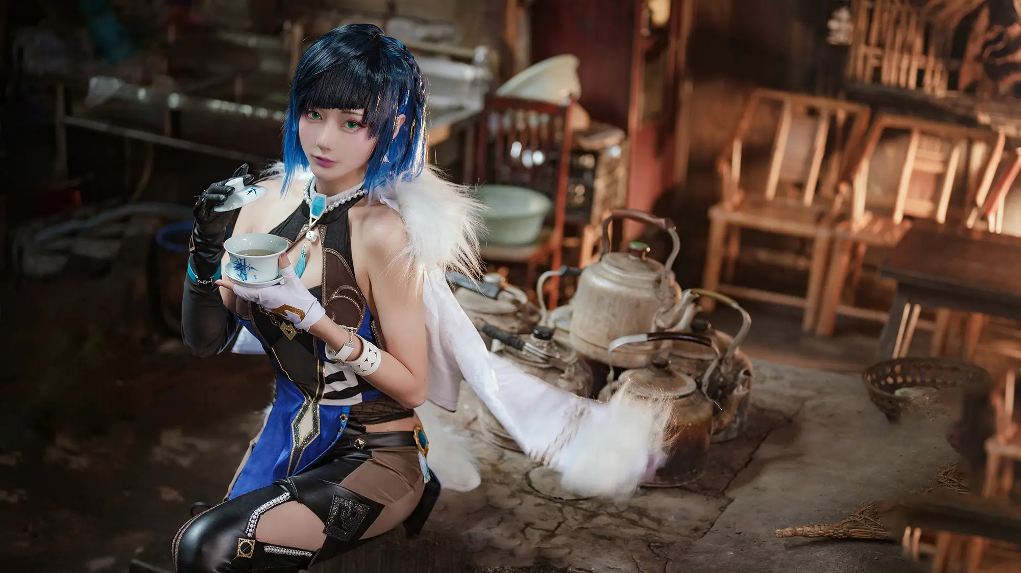 《原神》夜兰cosplay-公众号小姨ai