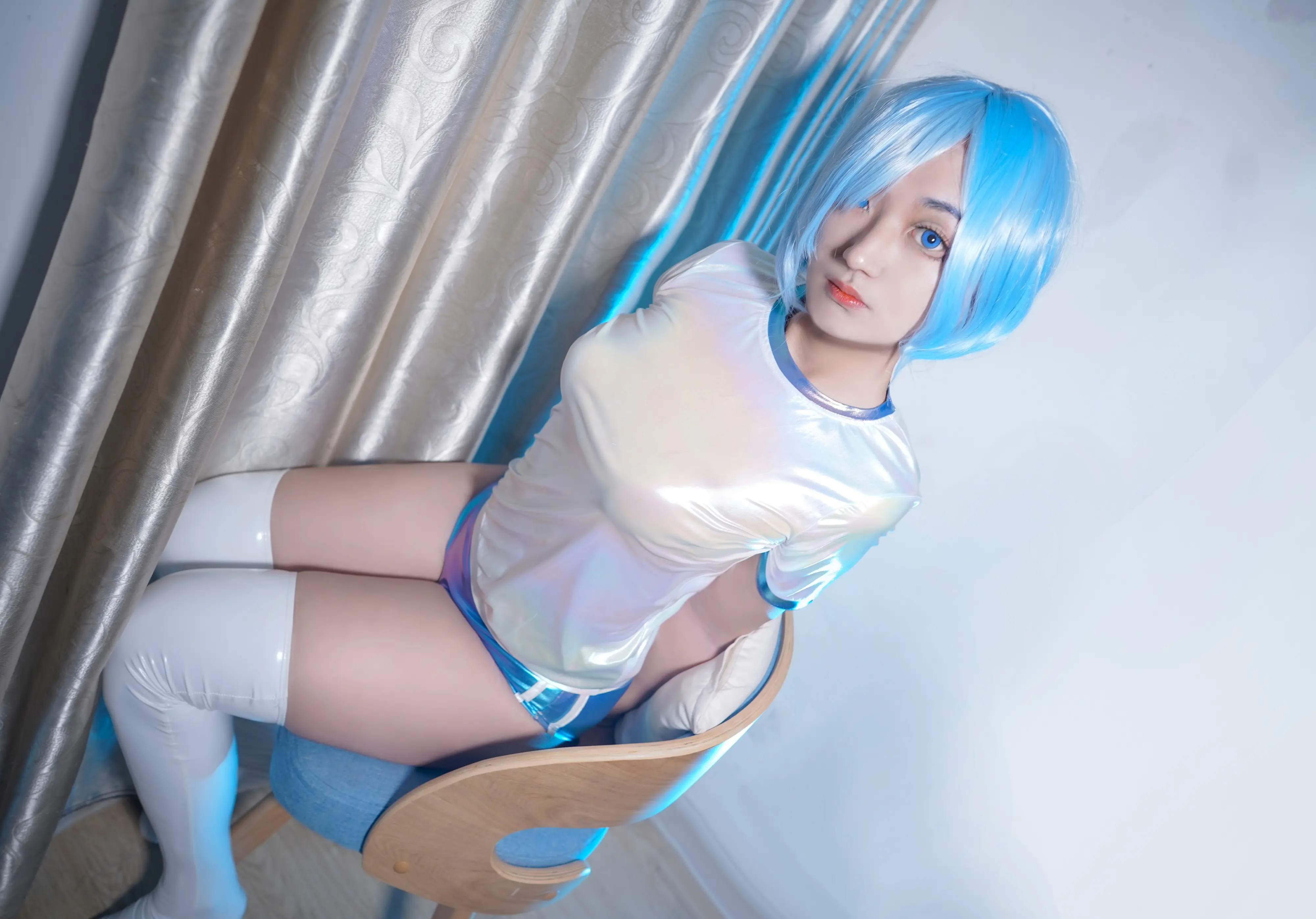 雷姆体操服cosplay-公众号小姨ai