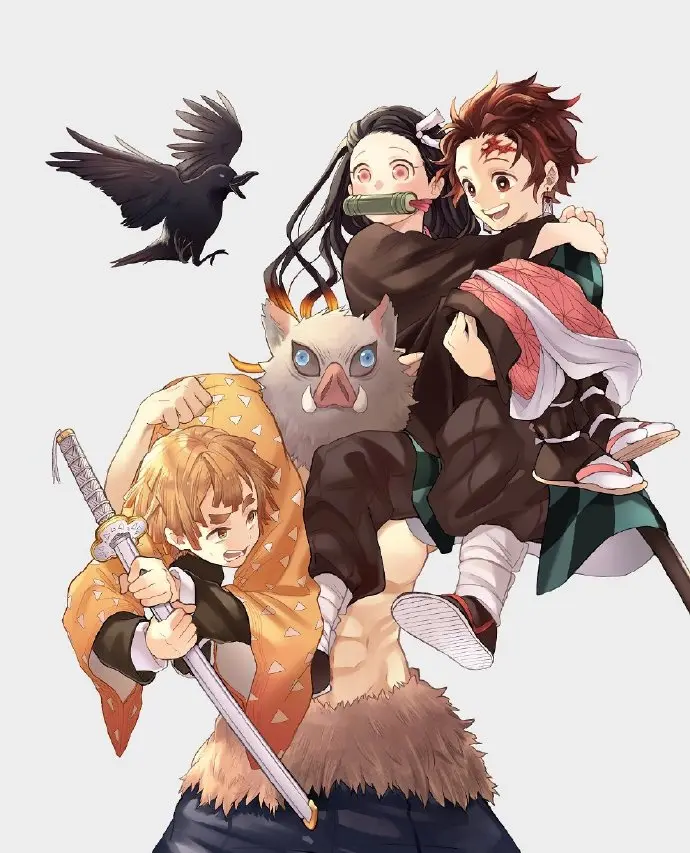 鬼灭之刃 &amp; 我的英雄学院。画风炒鸡棒！（twi：makumakukawaii） ​​​​
