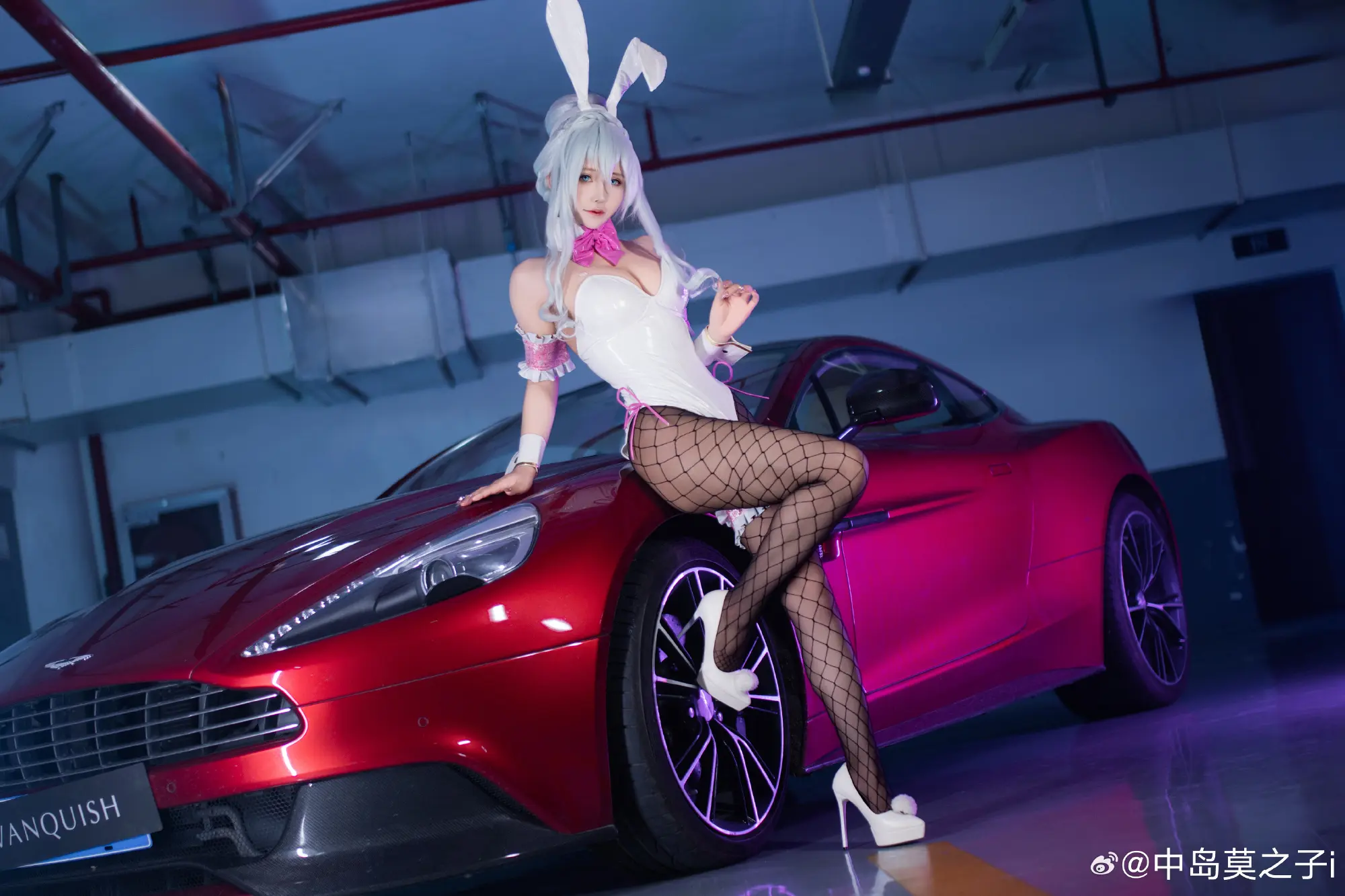 动漫Coser@中岛莫之子i 雪女太太兔女郎-公众号小姨ai